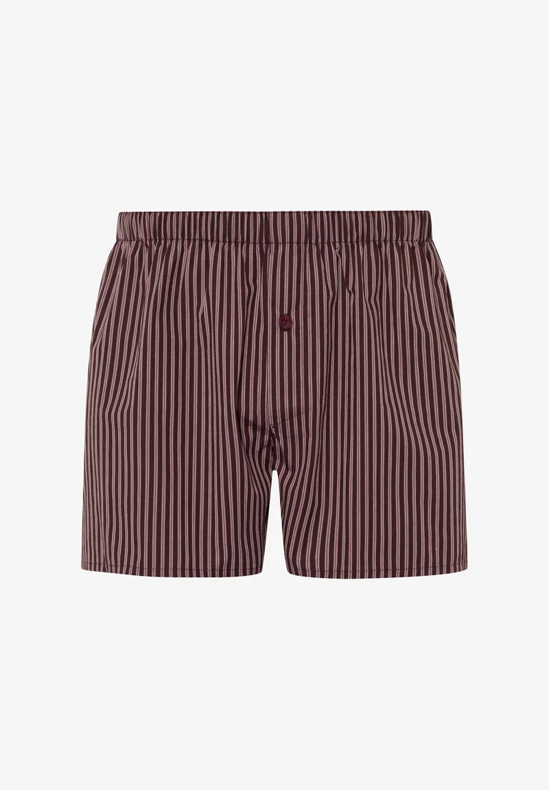 Boxerky HANRO FANCY – Dark Wine Stripe