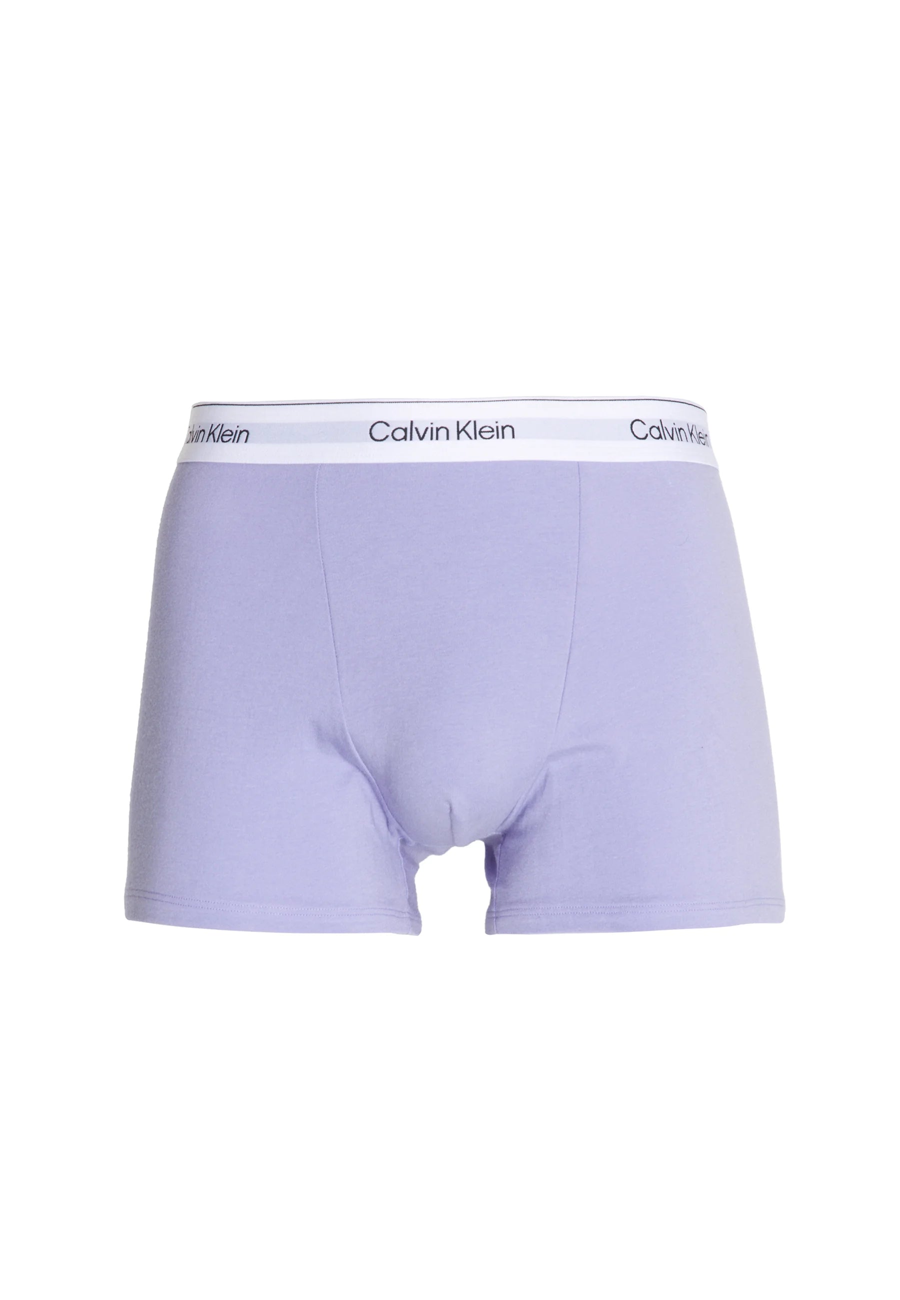 Calvin Klein Icon Cotton Stretch Relaxed Fit Trunks – 3 Pack – Vintage Indigo, Micro Chip, Lilac