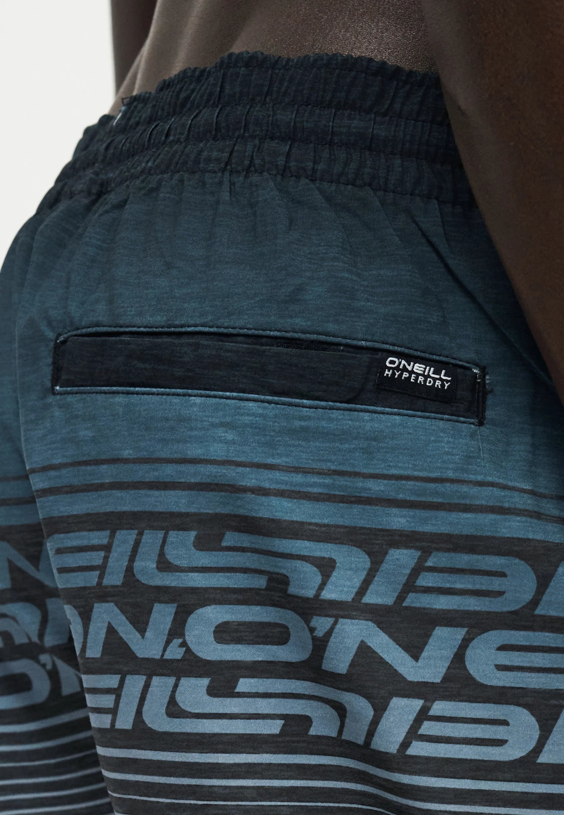 Short de bain O'Neill Logo Stripe - Black Out