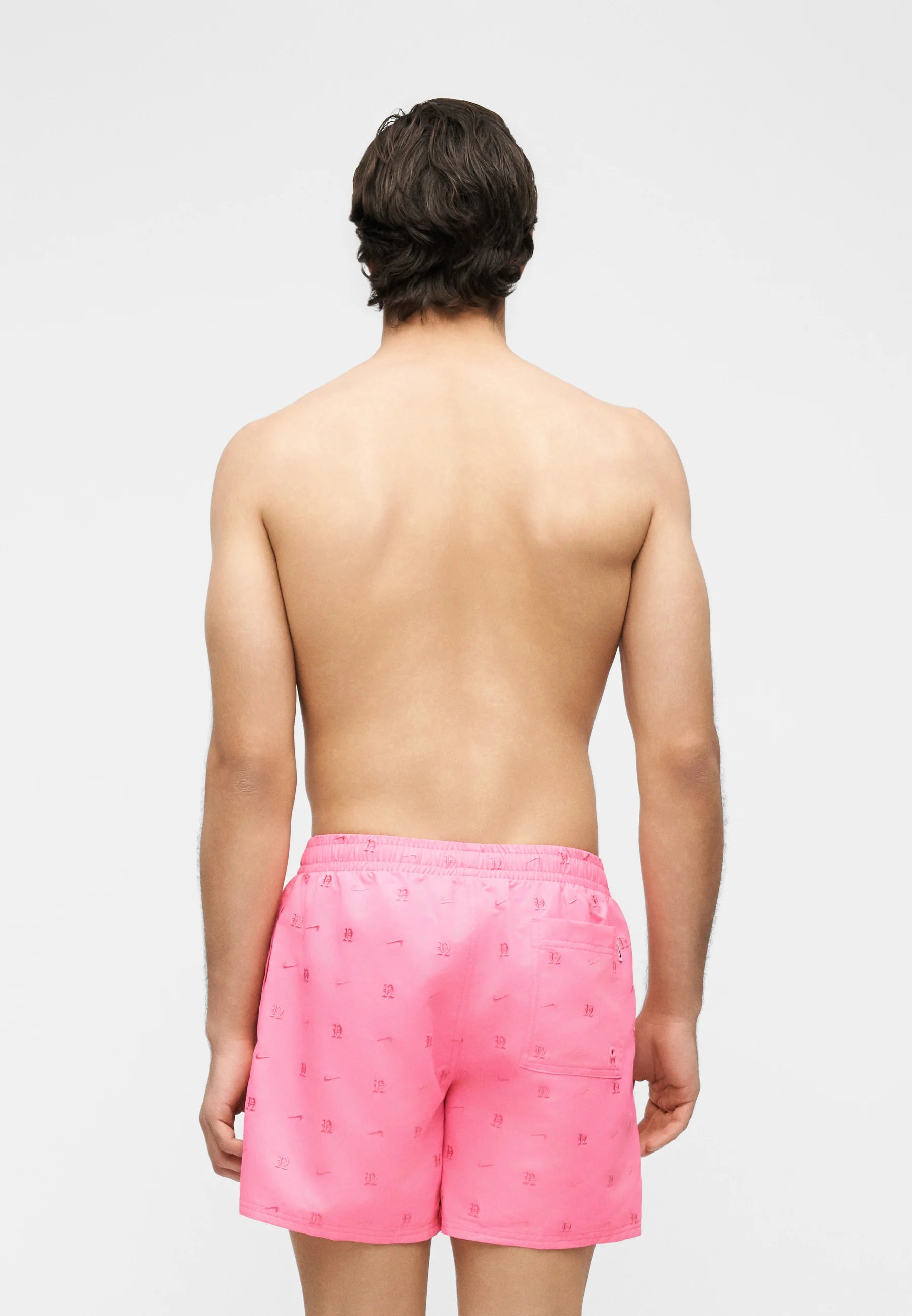Short de bain Nike Swim Breaker Lux Letter Volley - Rose Lueur