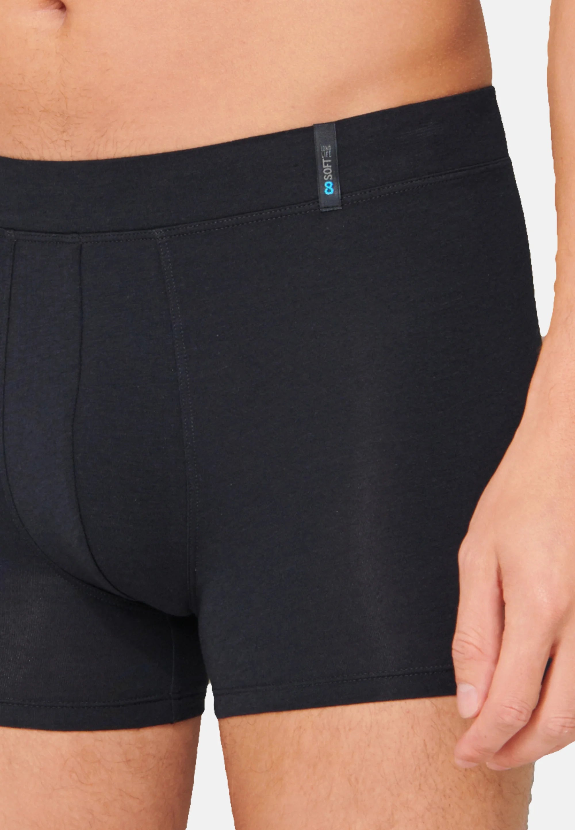 Lot de 4 boxers Schiesser Long Life Soft – Bleu Noir