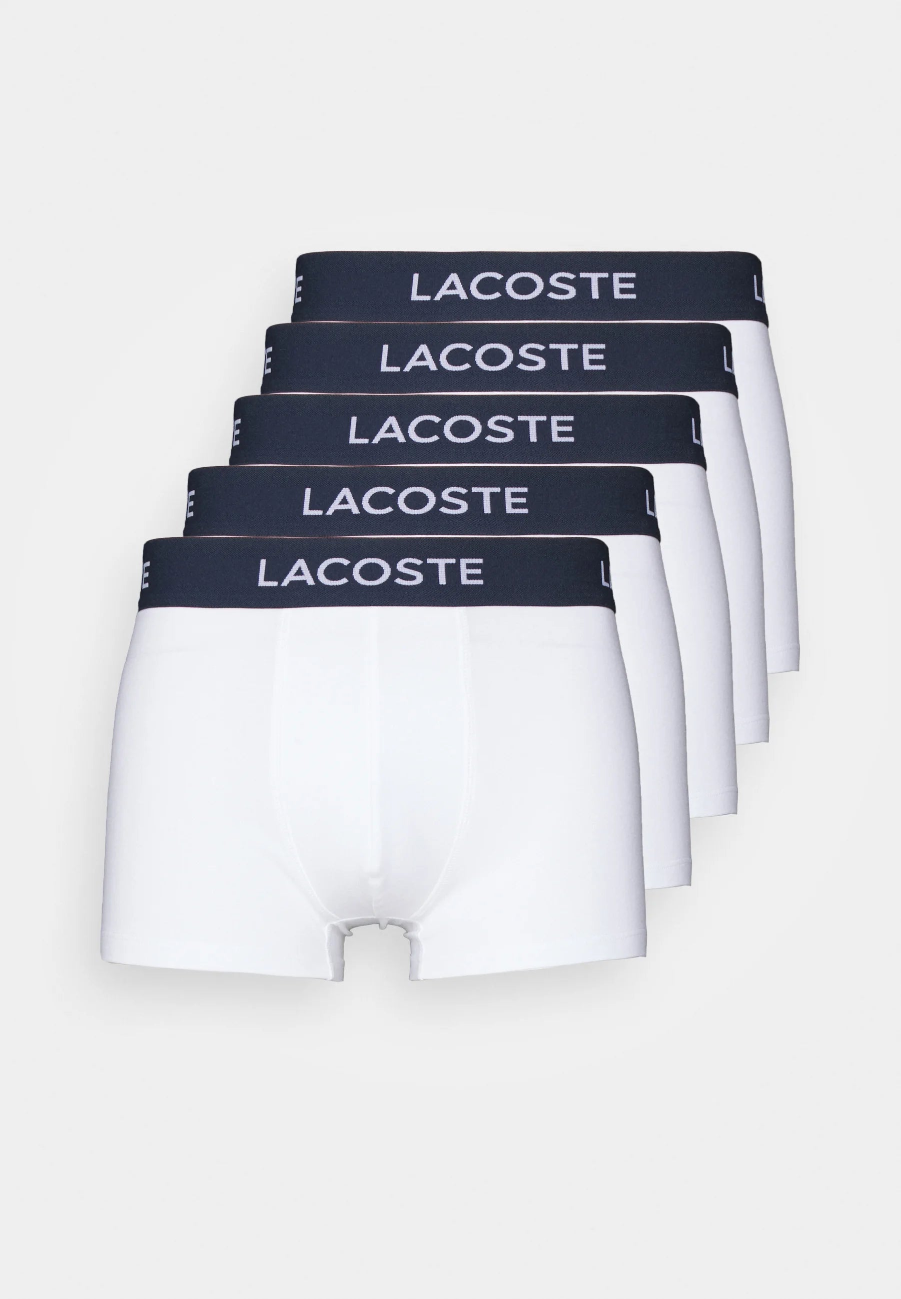 Stretch Trunks Lacoste 5 Pack – bílé