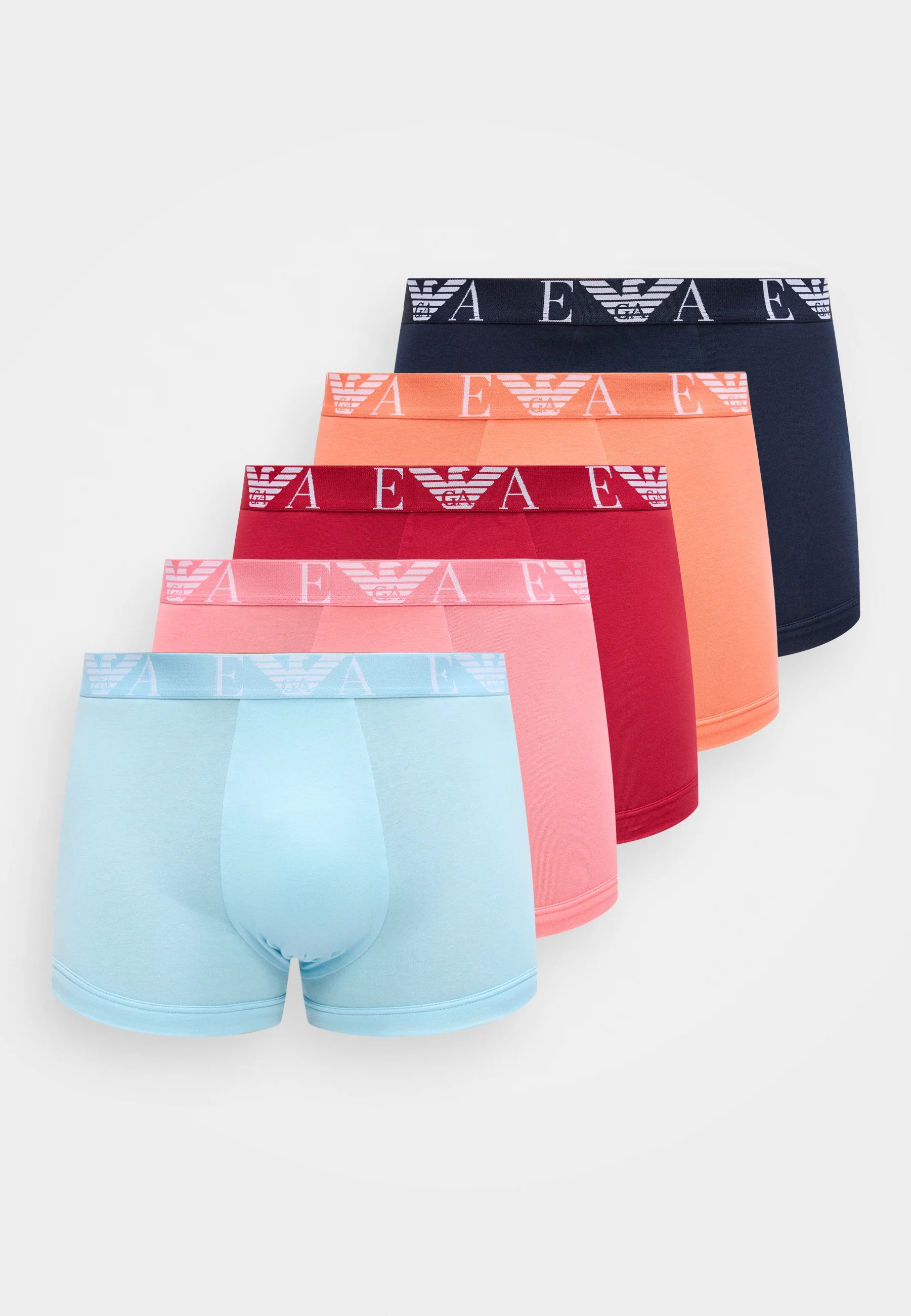 Lot de 5 caleçons Emporio Armani RAINBOW Multipack – Scooter Multi Couleur