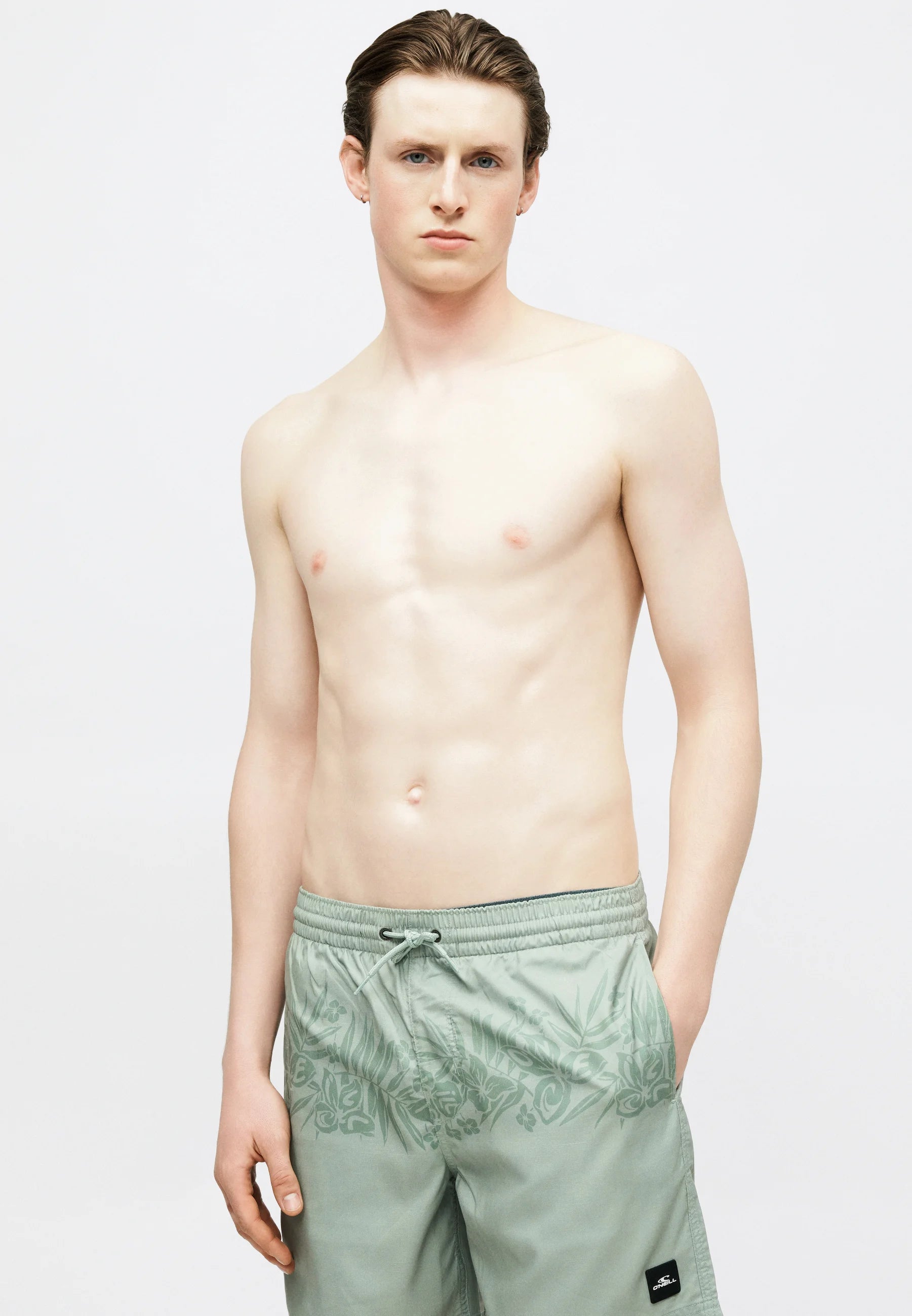 Plavecké šortky O’Neill Uni Flower – zelené
