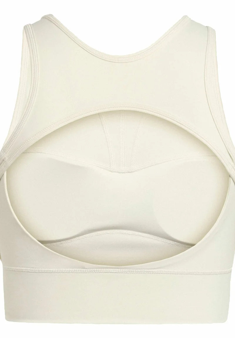 Soutien-gorge de sport Adidas by Stella McCartney Training Crop Medium Support – Almond Milk SMC