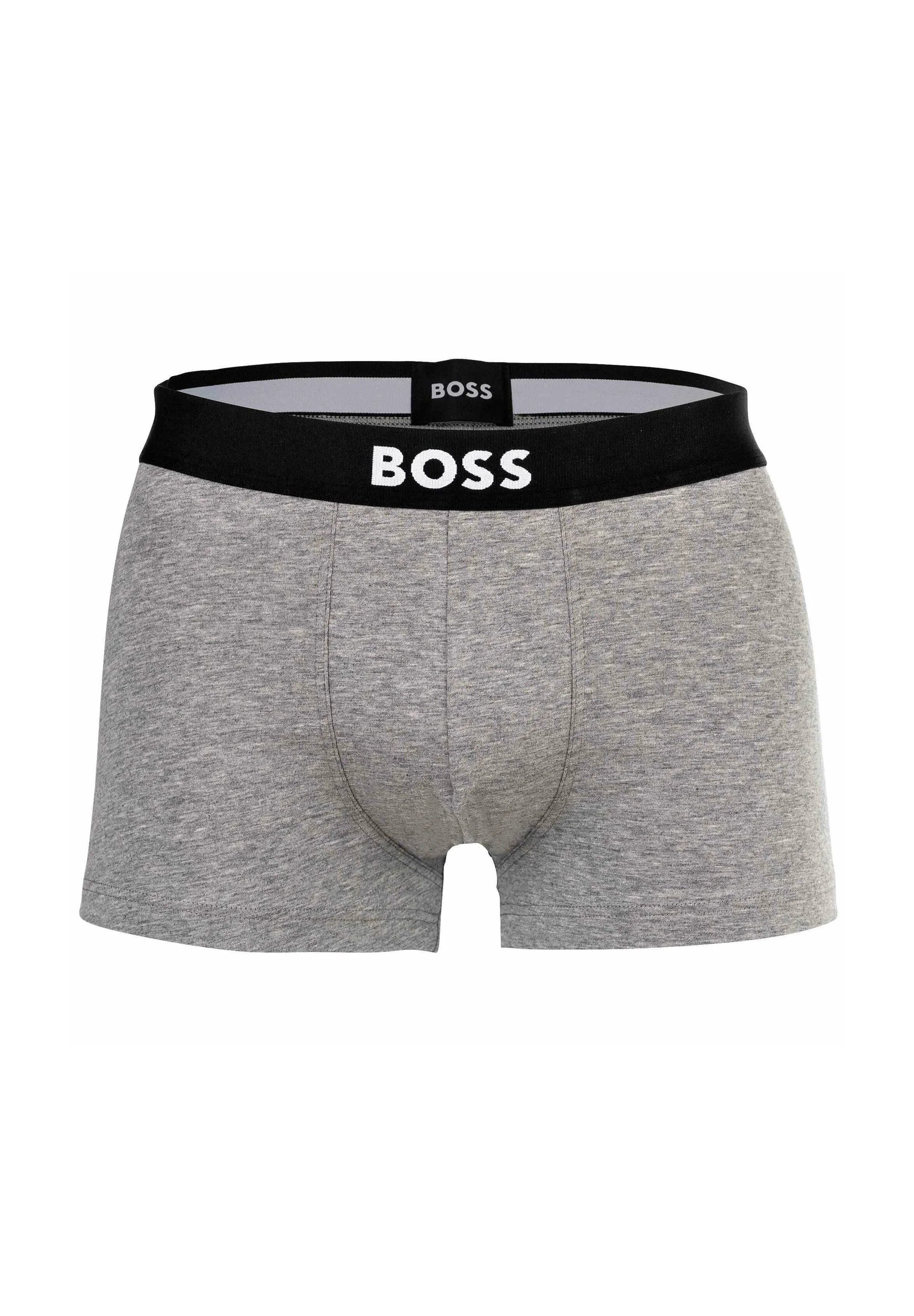 BOSS Lot de 6 boxers stretch à logo – Noir, Gris, Blanc