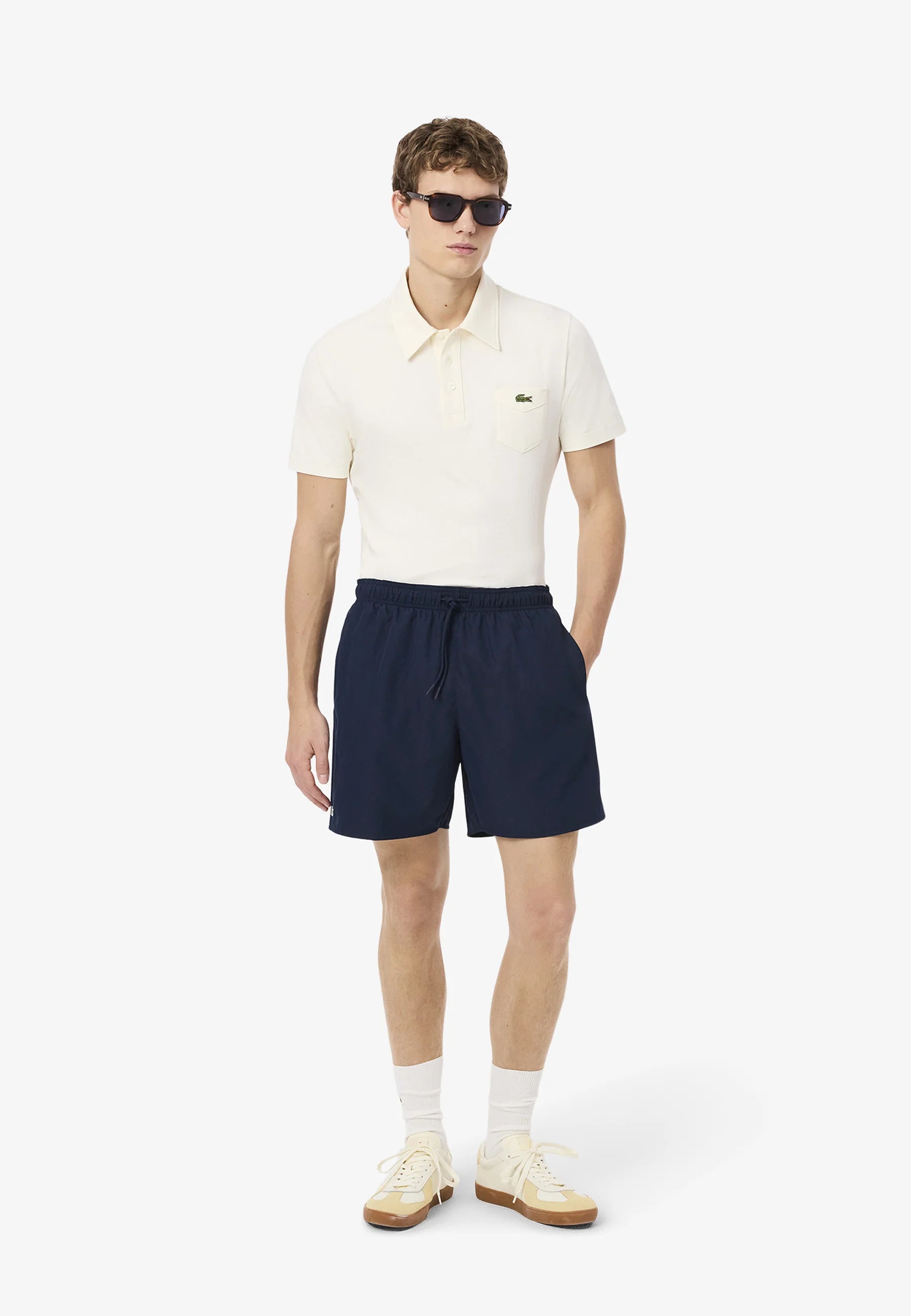 Lacoste Swim Shorts – Bleu Marine Vert
