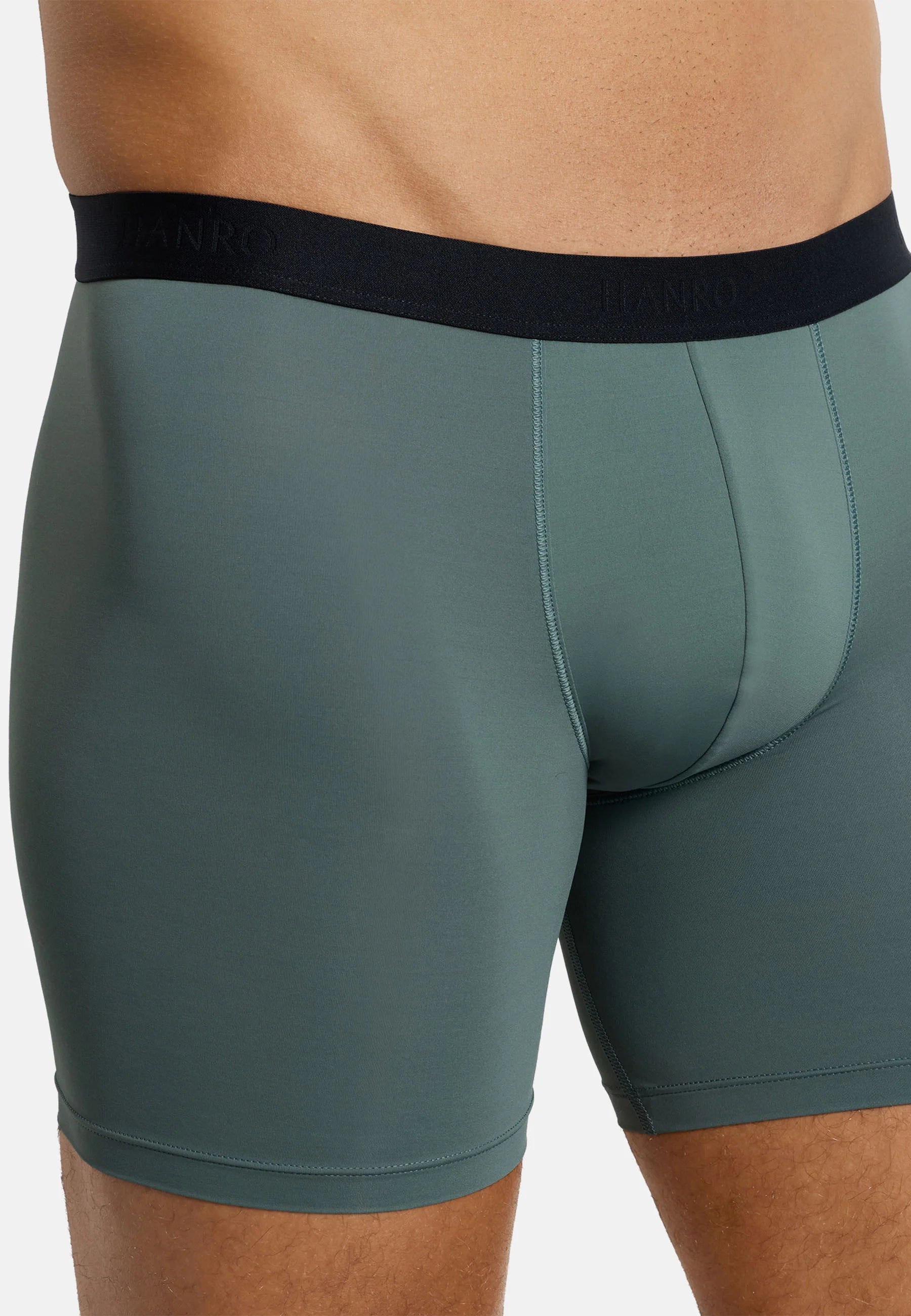 HANRO Boxershorts – Studiogrün