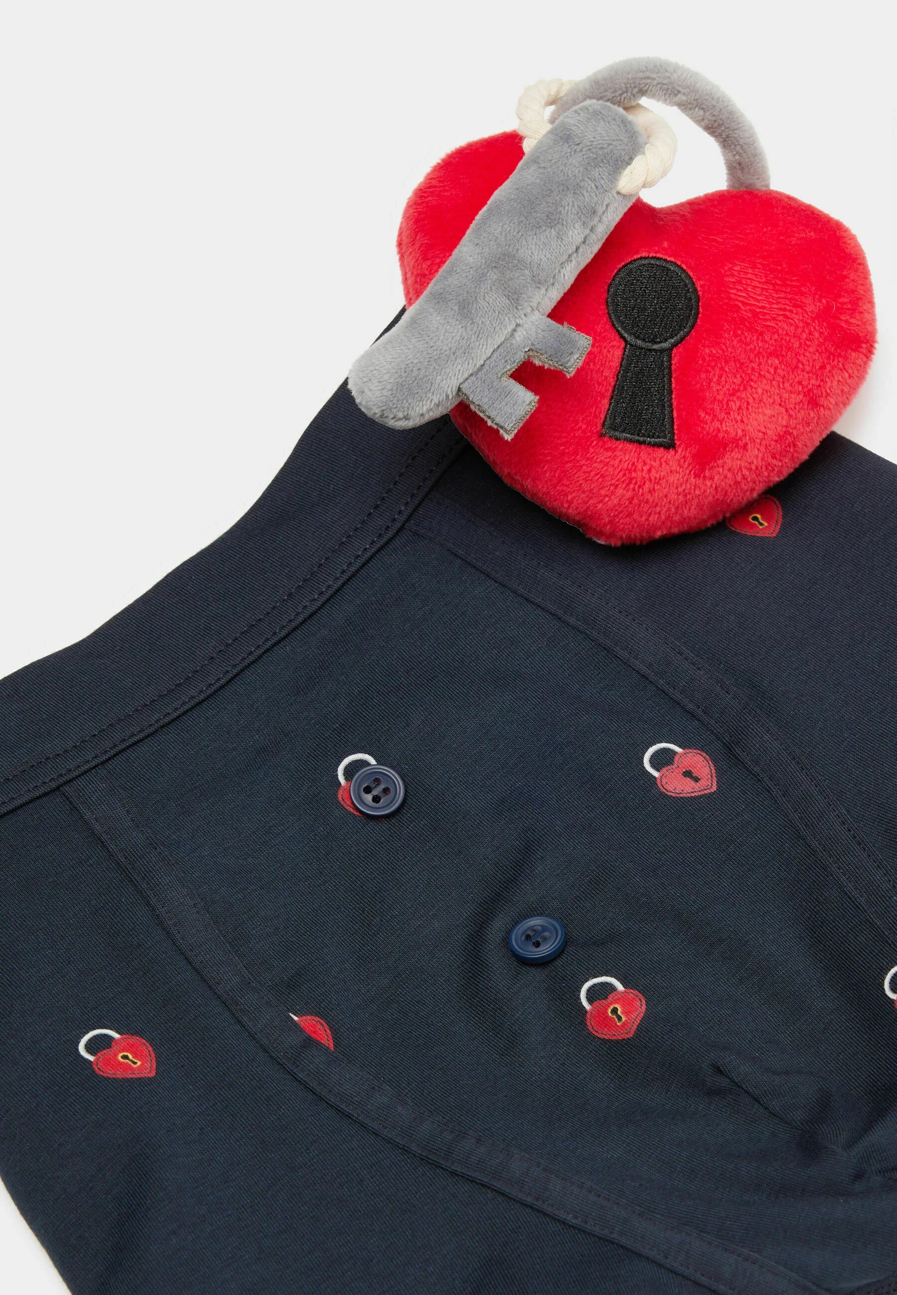 Bauli IUMAN Intimissimi Uomo con lucchetto a cuore – Blu