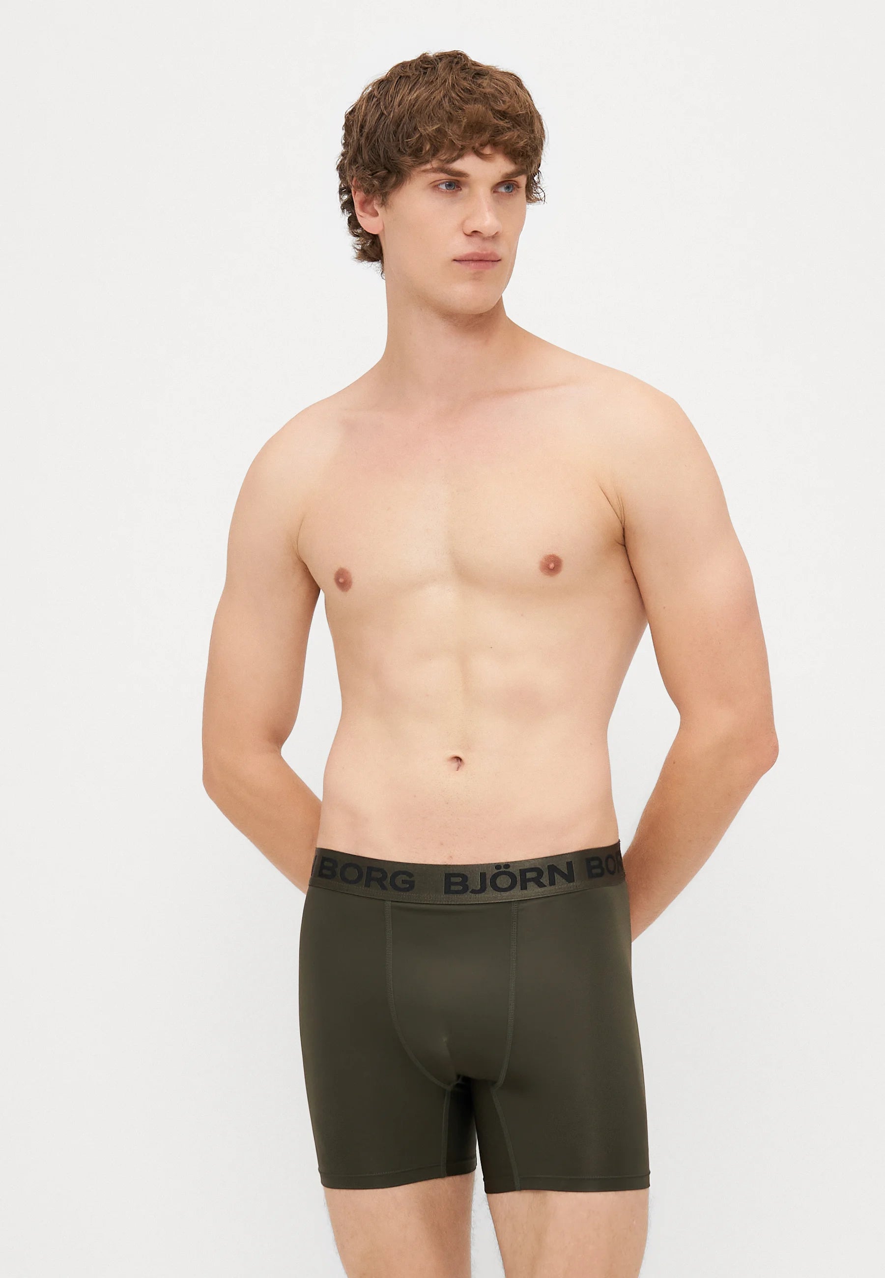 Björn Borg Sports 5 Pack Boxer Briefs – Pink, Blue, Black, Olive