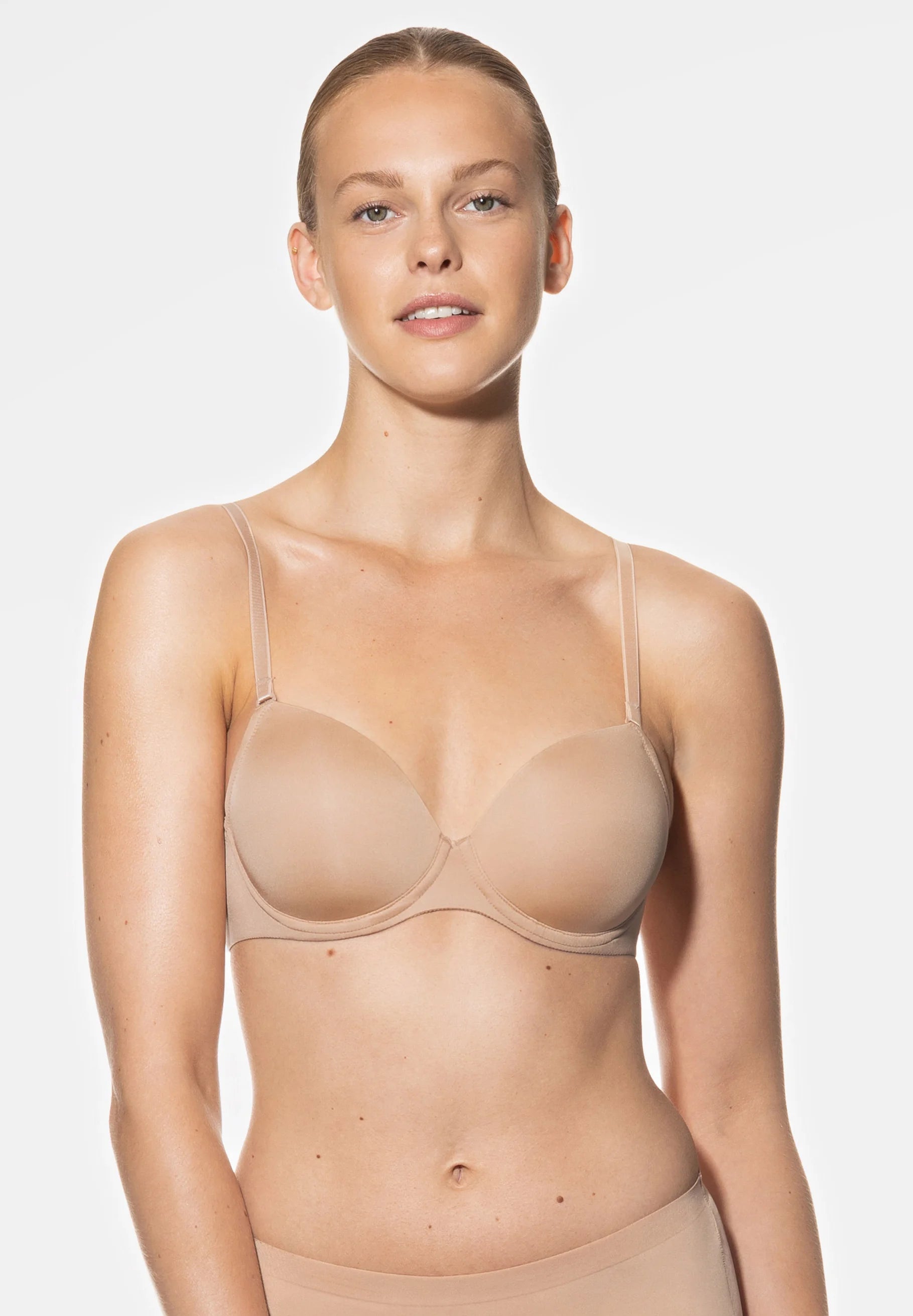 Reggiseno con ferretto bi-elasticizzato MEY Joan – Crema marrone chiaro
