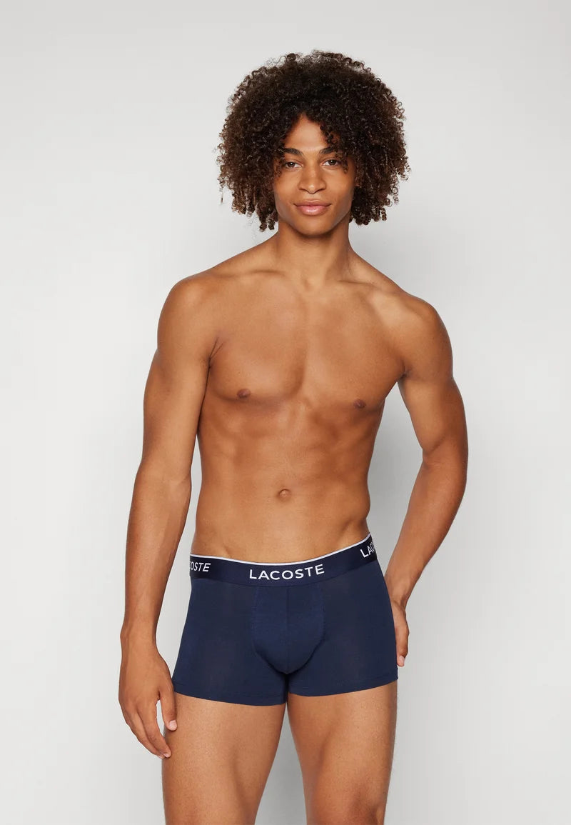 Lacoste Sport Stretch Trunks 2 Pack – Navy Blue, Green