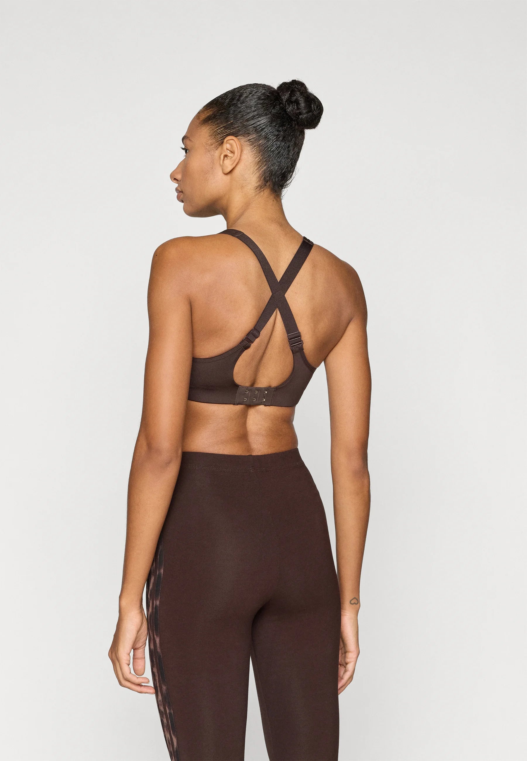 Adidas Performance Optime High Support Bra – Aurora Coffee