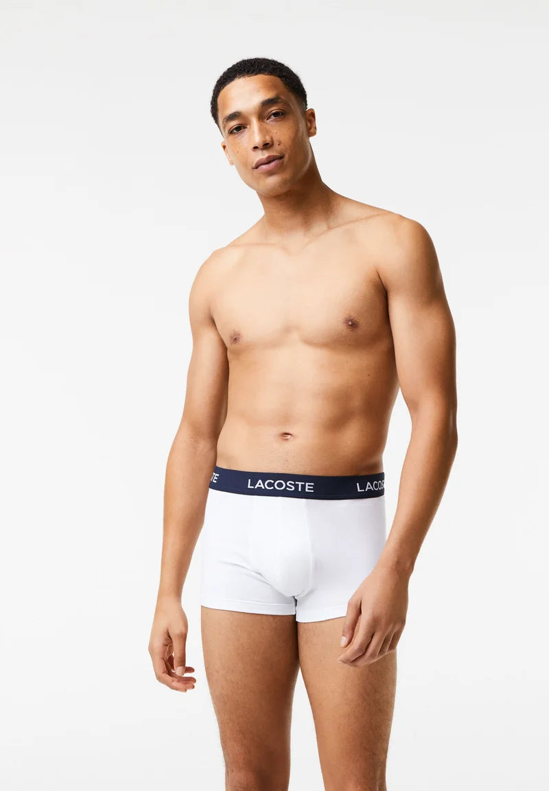 Stretch Trunks Lacoste 5 Pack – bílé