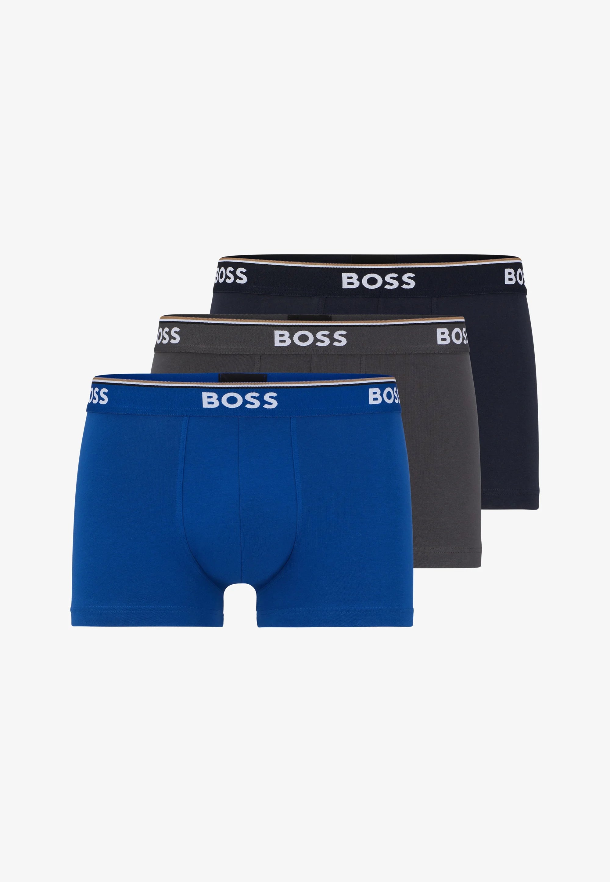 BOSS Trunk Power 3 Pack – Badehosen – Offenes Blau