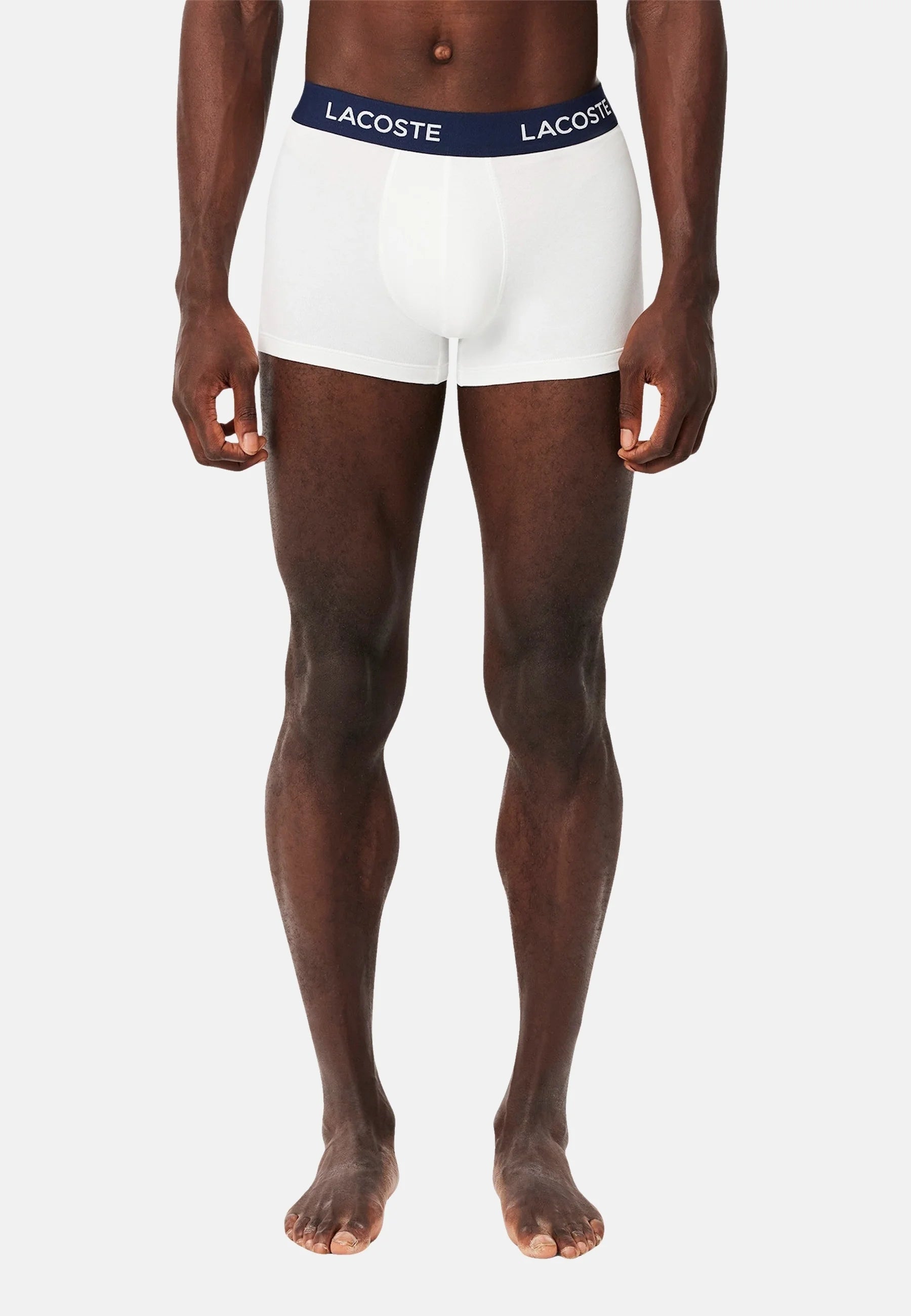 Lacoste 5er-Pack klassische Stretch-Unterhosen – Weiß