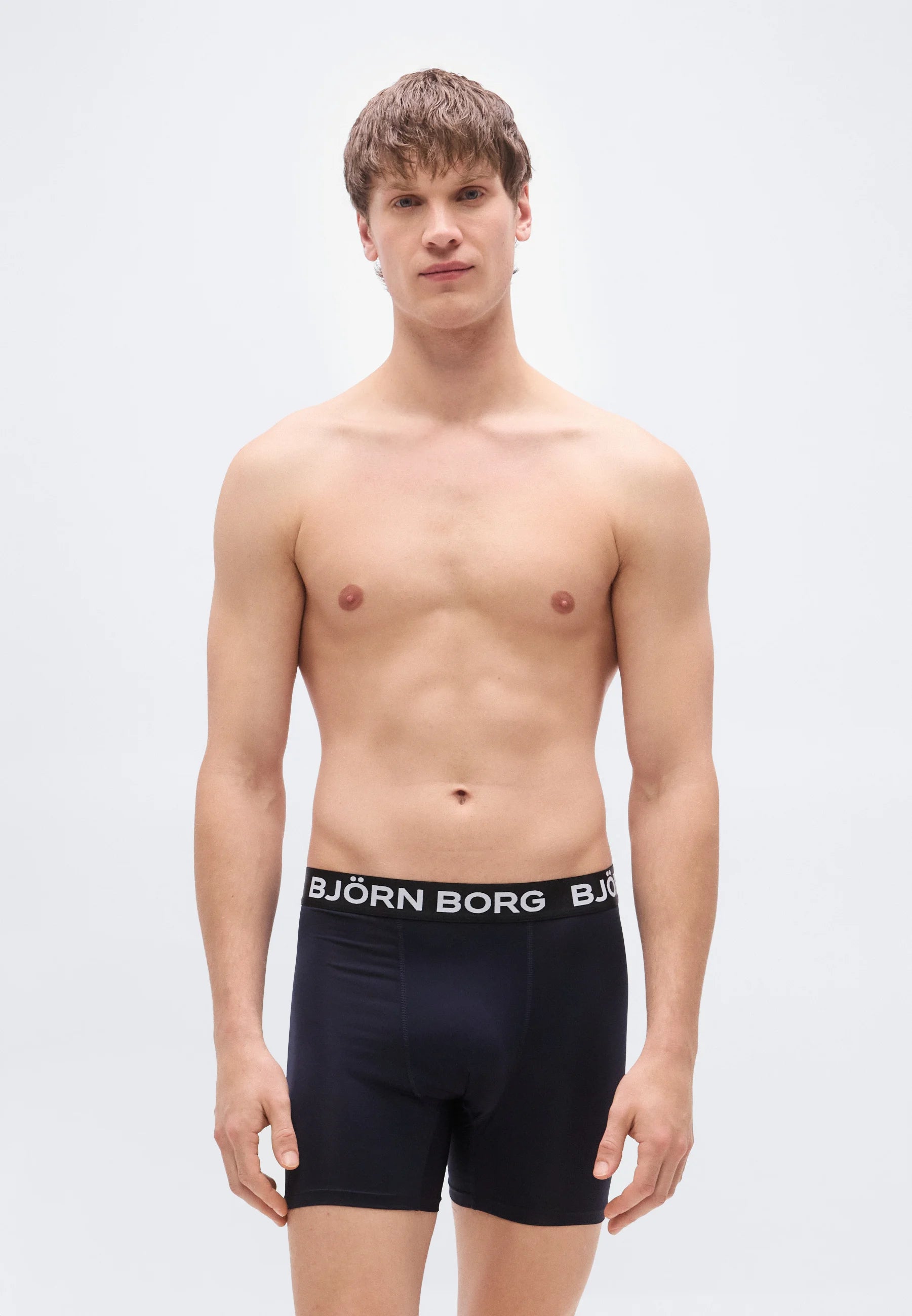 Björn Borg Sports 5 Pack Boxer Briefs – Blue, Black, Dark Blue