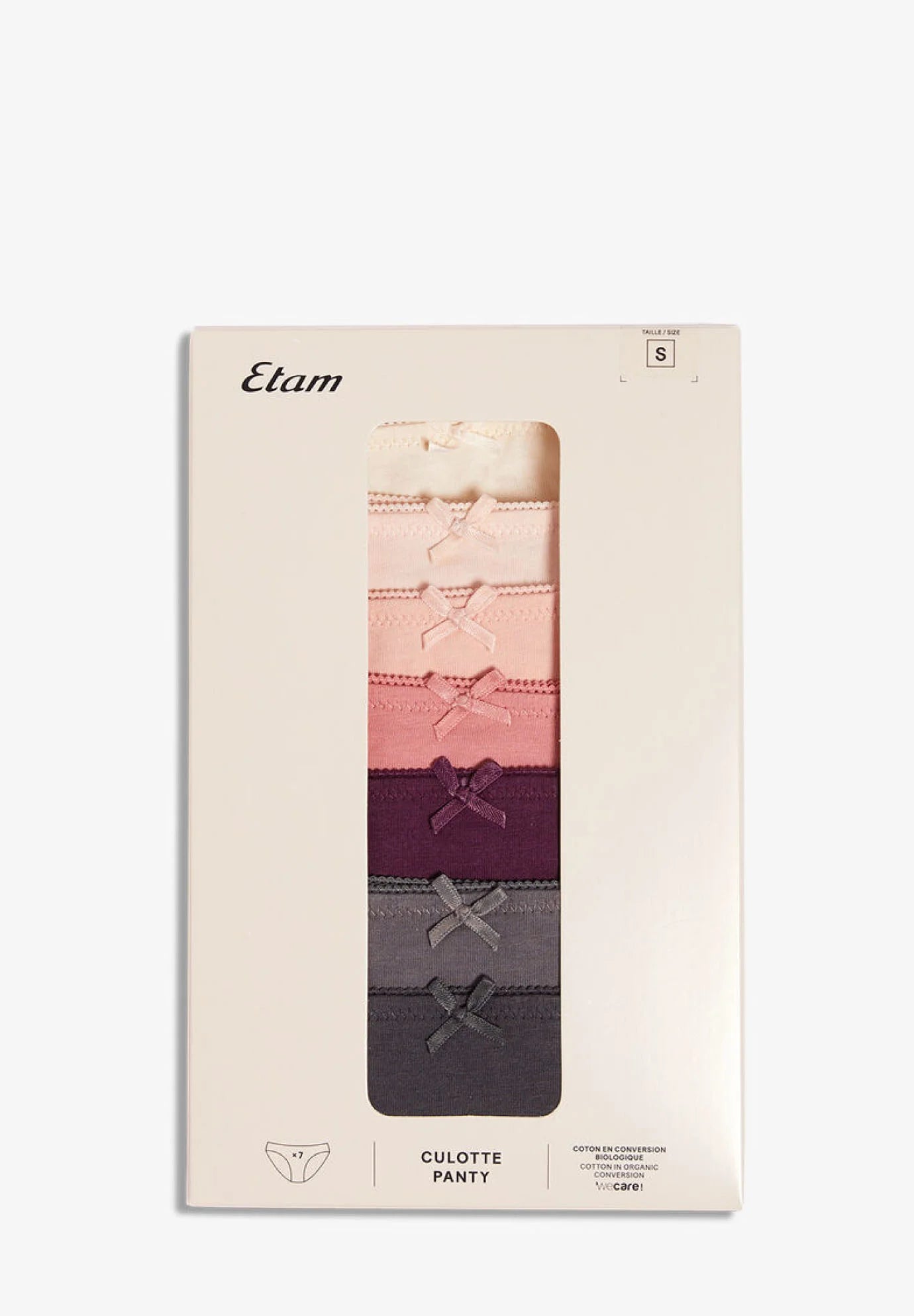 Etam Jackie Slips – 7er-Pack, mehrfarbig