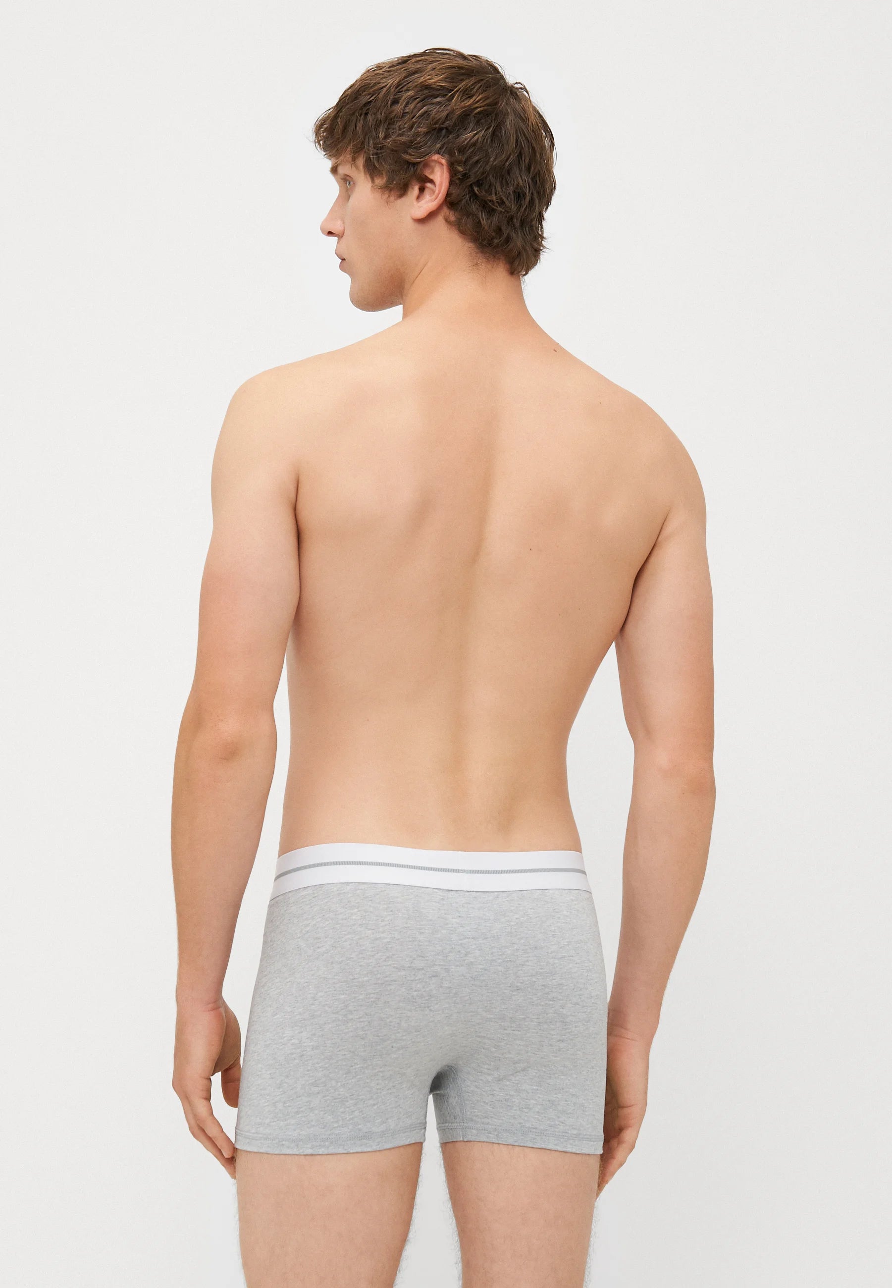 Ellesse Ambria 3 Pack Trunks – Grey, White, Black