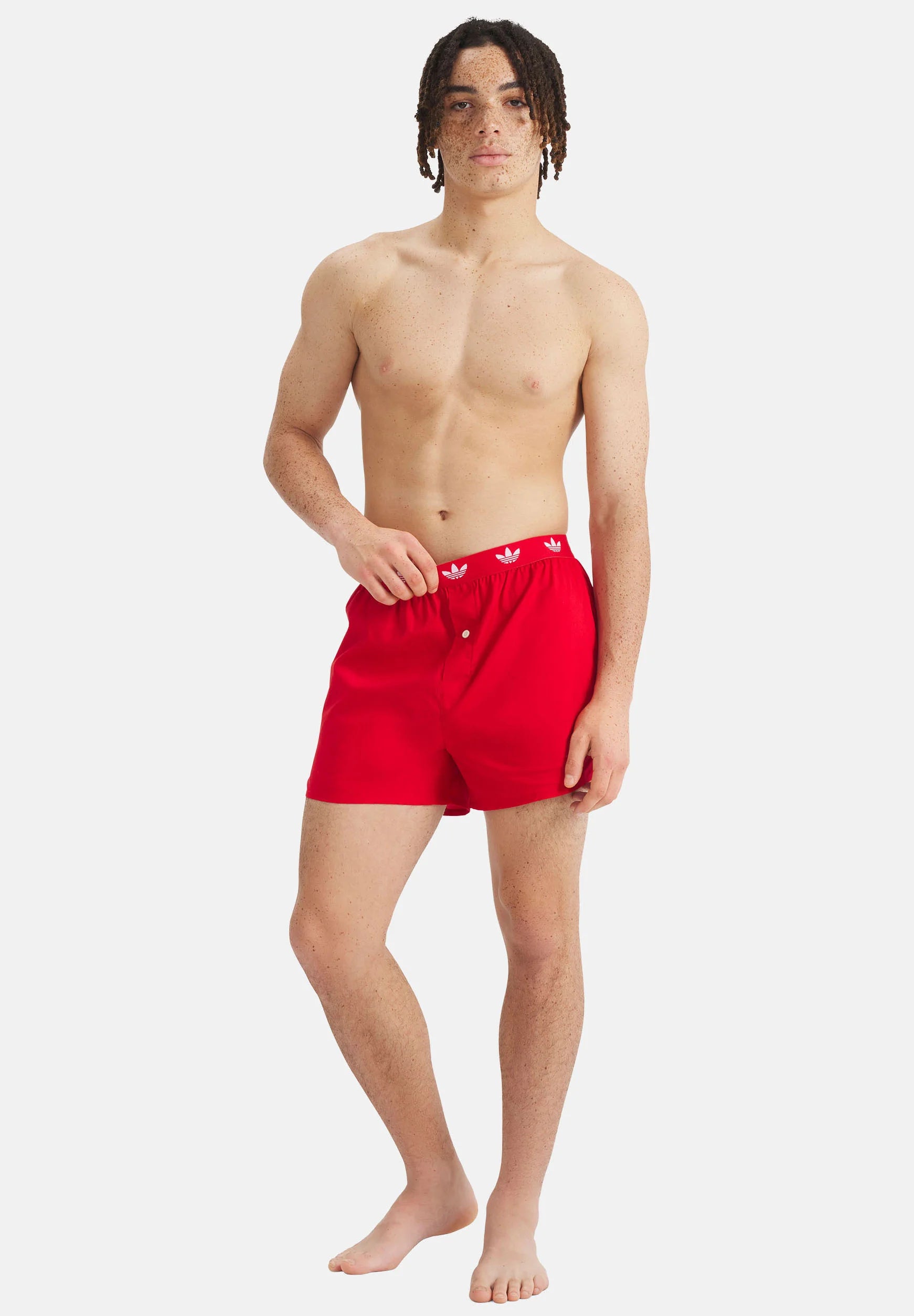 Adidas Originals 4 Pack Boxer Shorts – Red, Dark Blue