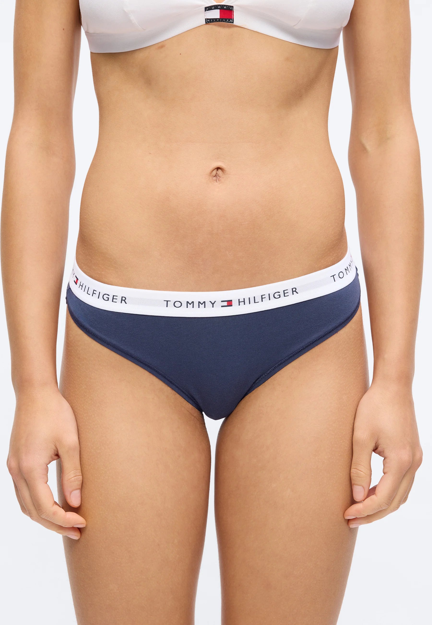 Tommy Hilfiger Essential Waistband 5-Pack Thongs – Pink, Blue, White, Red, Twilight