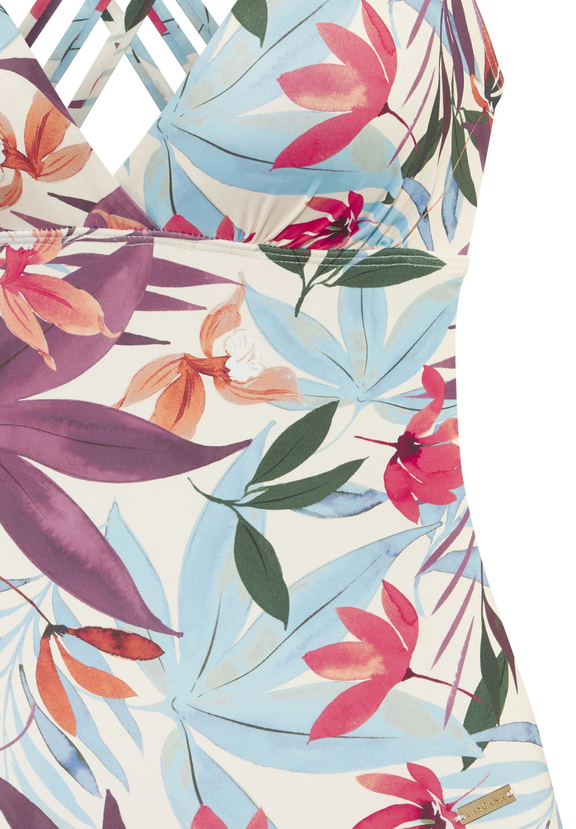 Costume da bagno stampato LASCANA – Stampa color crema
