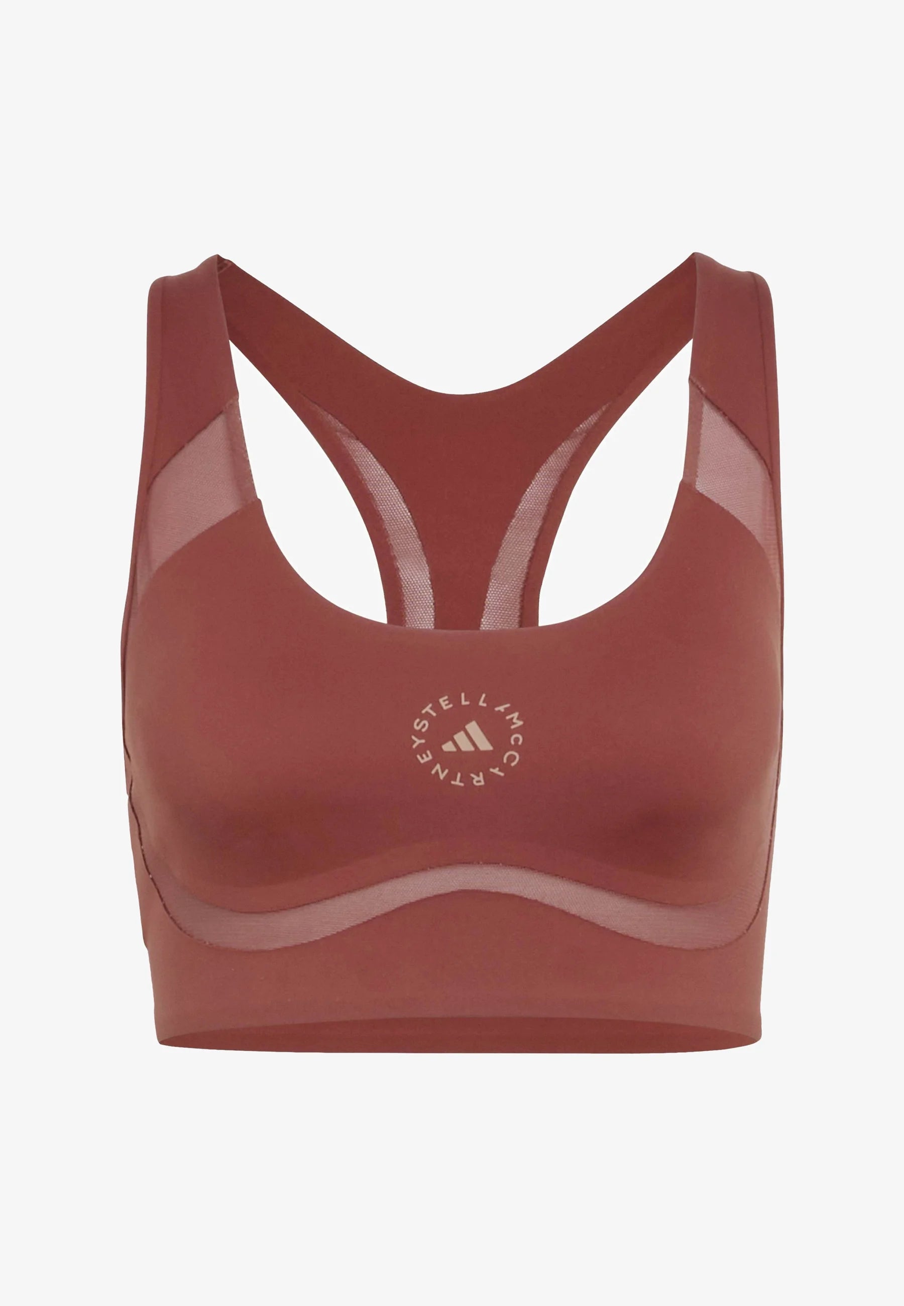 Adidas by Stella McCartney Medium Support Sports Bra – Burnt Sienna