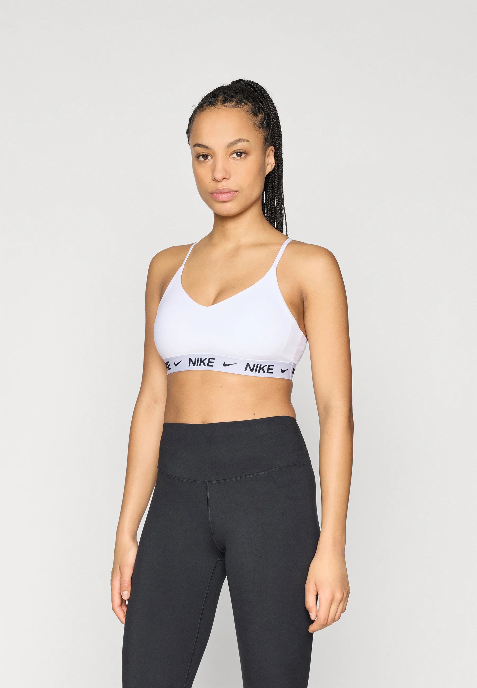 Nike Performance Indy Light Support Bra – White, Black