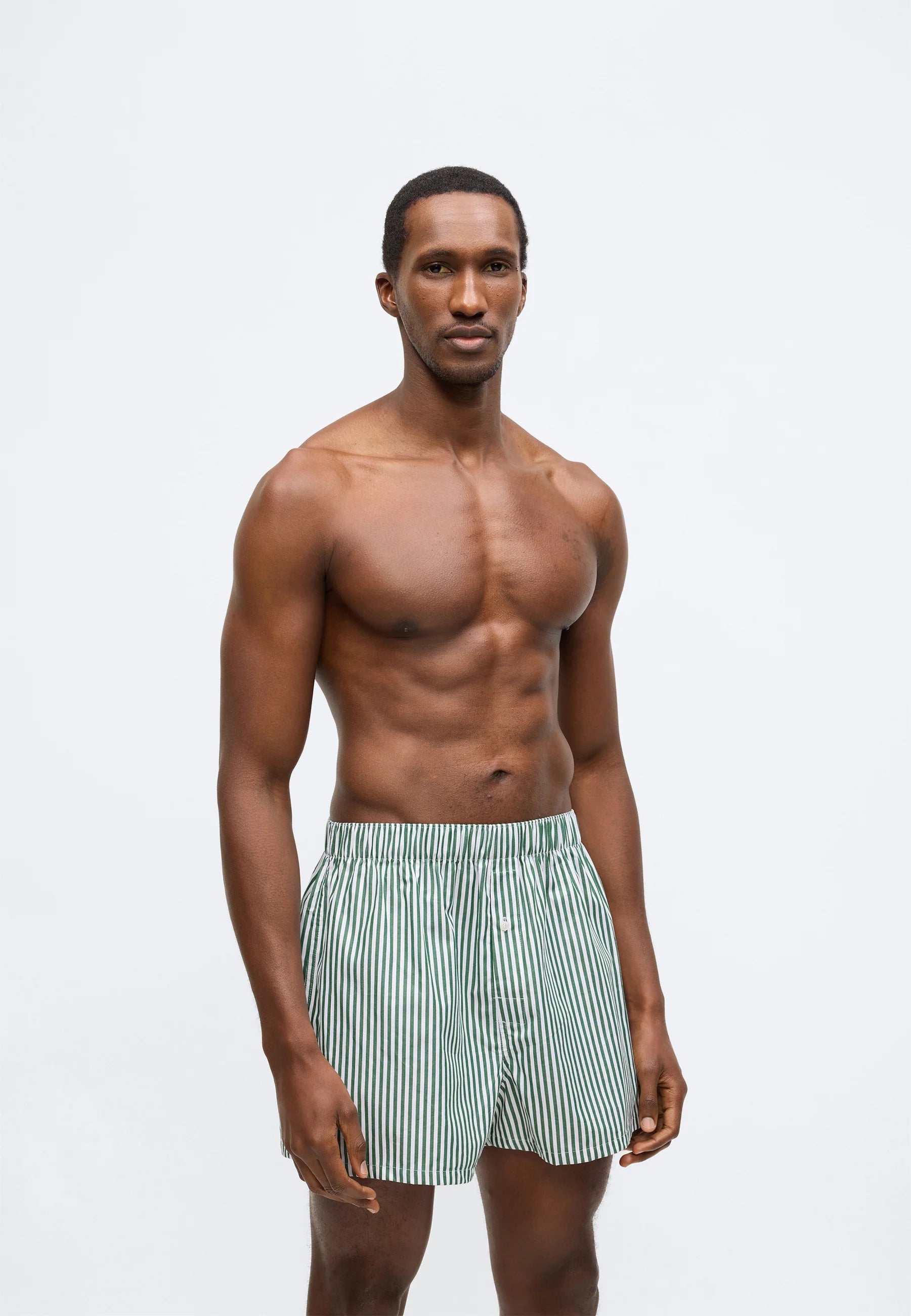 Lacoste Loose Cotton Boxer Shorts 2 Pack – Green, White, Sinople