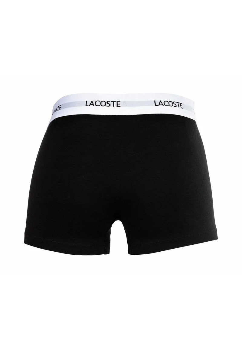 Lacoste 6 Pack Stretch Logobund Trunks – Red, Blue, Black