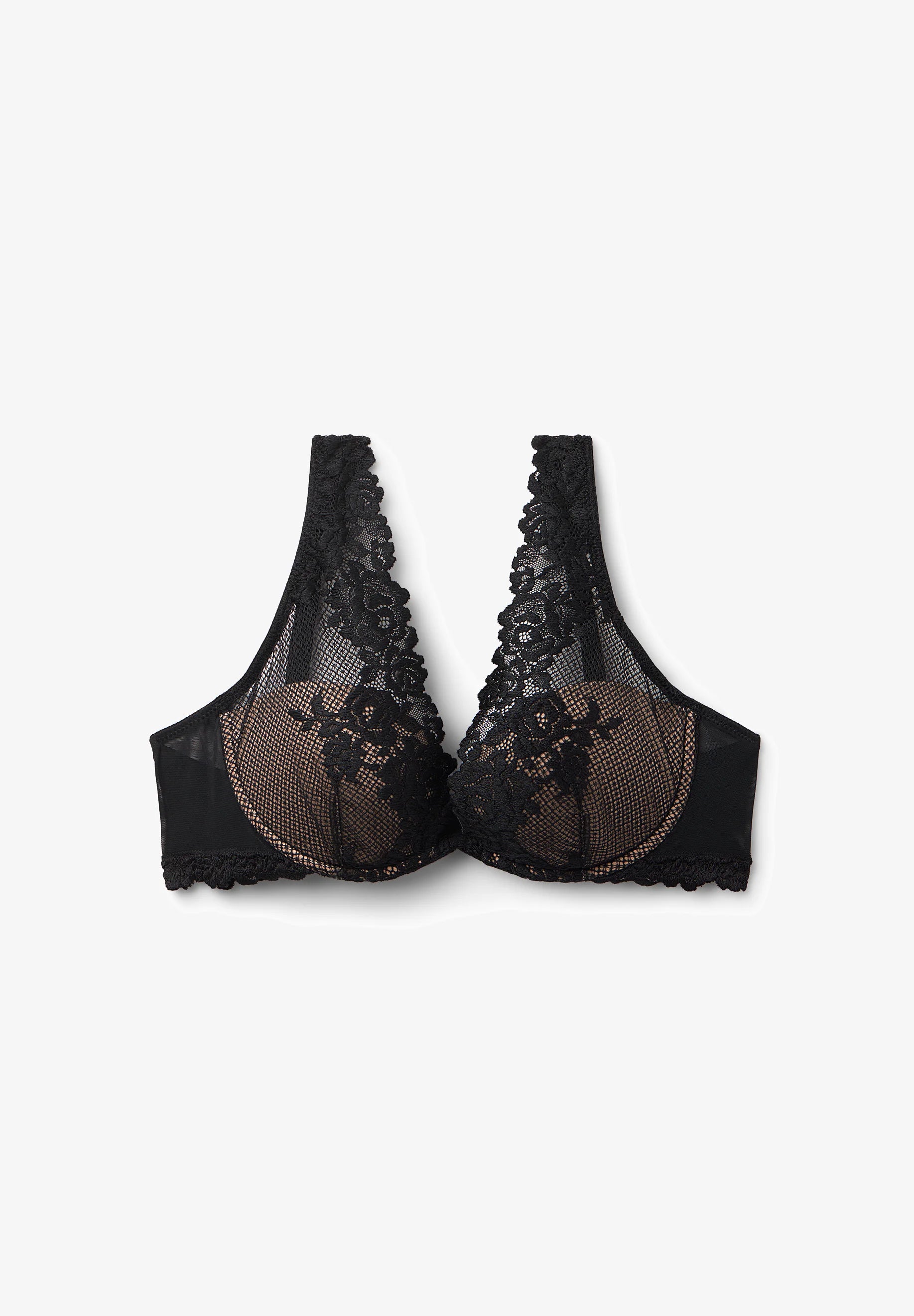 Intimissimi Elena Pretty Flower Bügel-BH – Schwarz