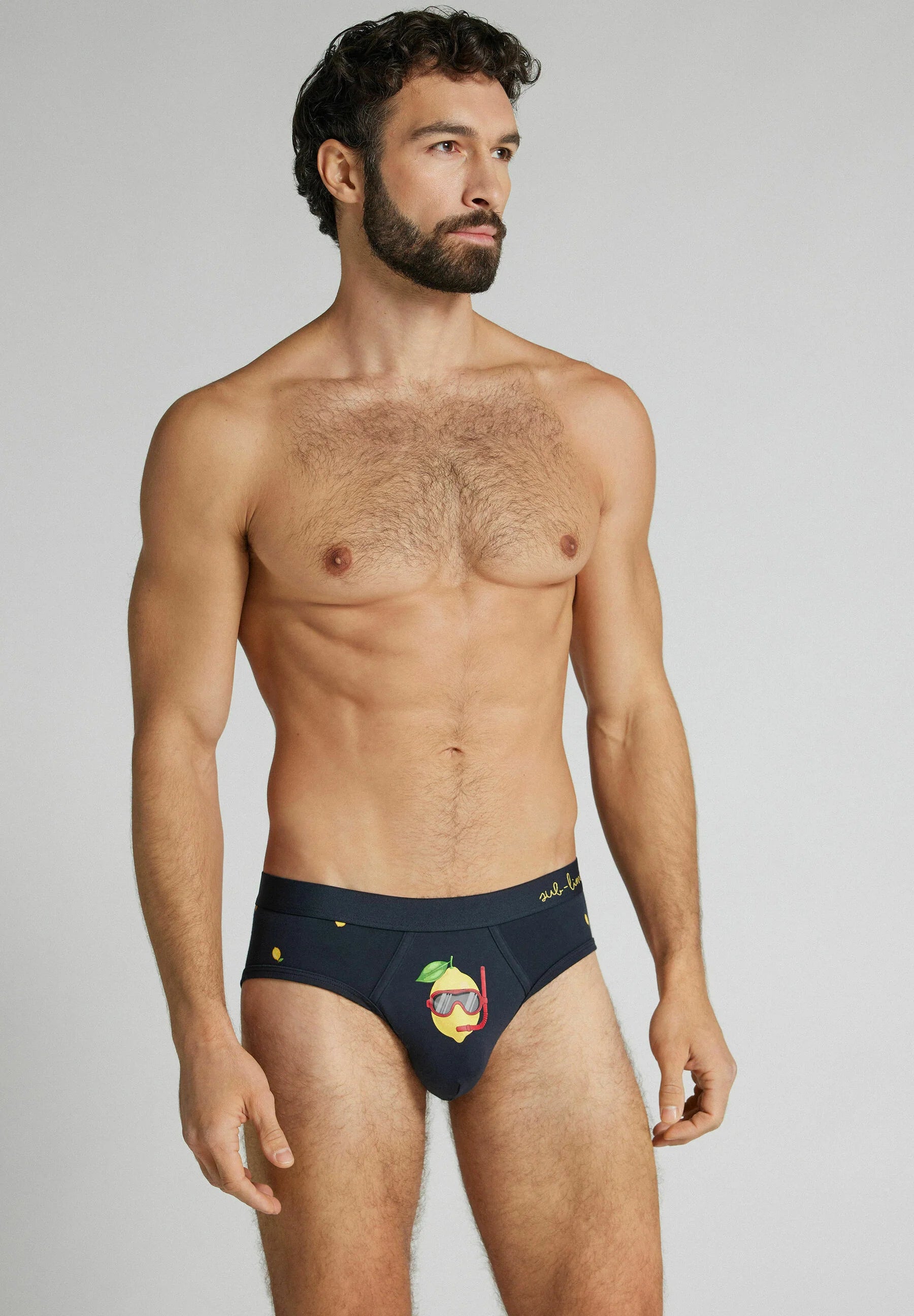 IUMAN Intimissimi Uomo Sublime Print Superior Briefs – Blue