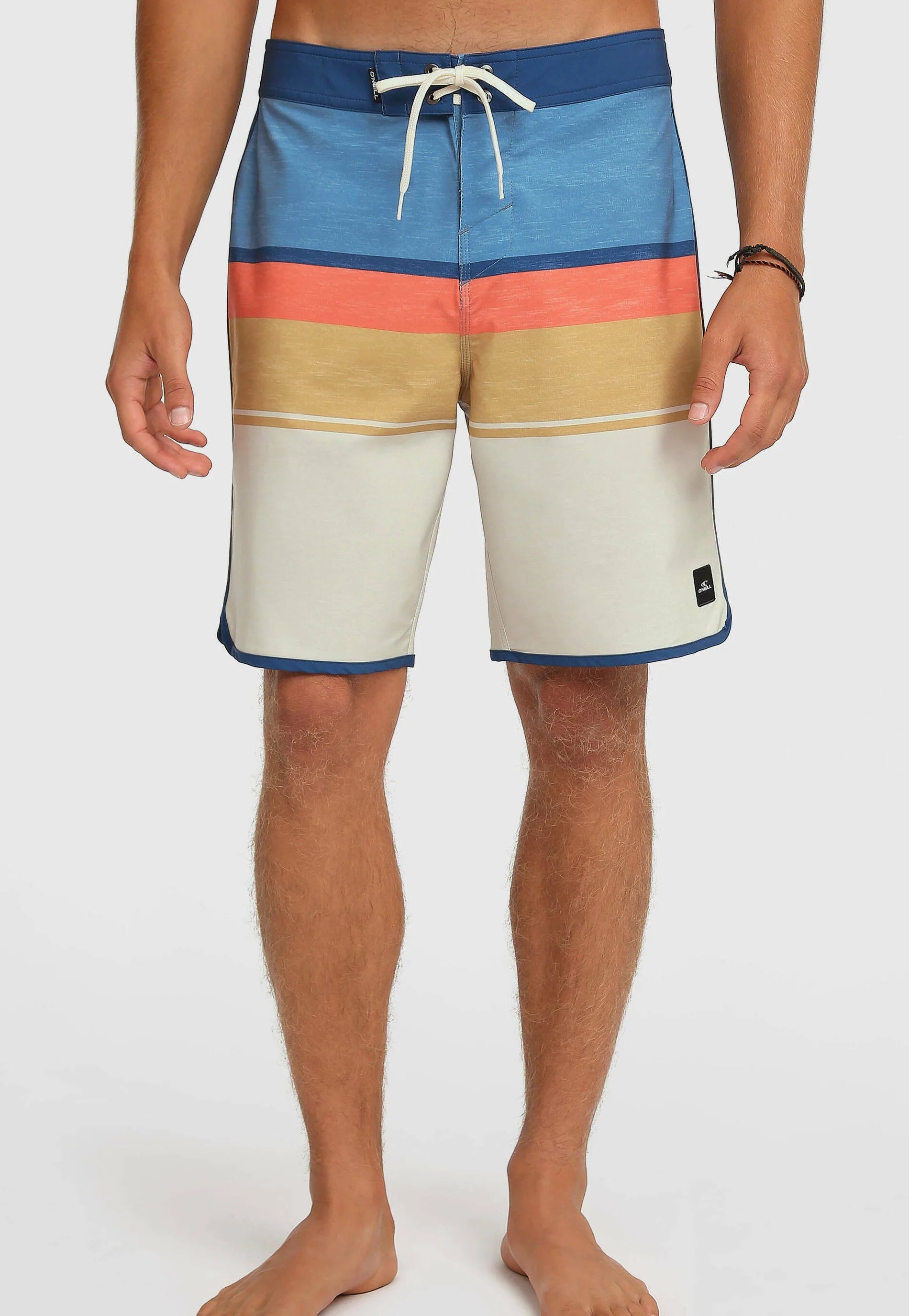 O'Neill Lennox Scallop 19 Swim Trunks – Light Khaki Lennox Scallop
