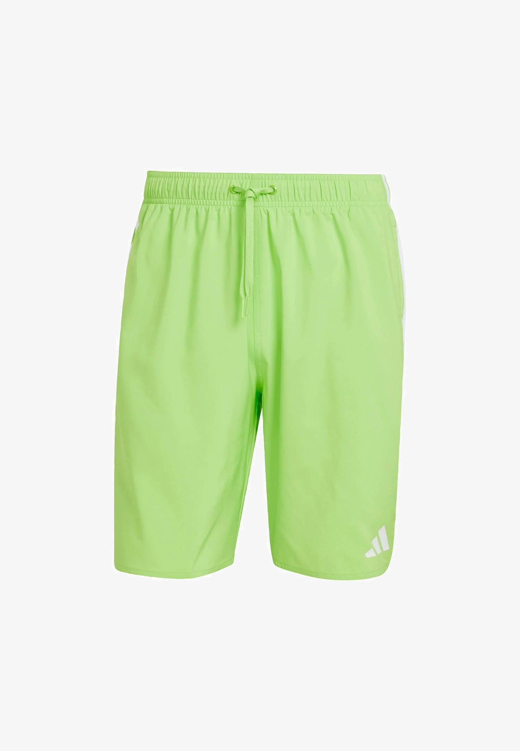 Adidas Sportswear 3 Streifen 8 Zoll Badeshorts – Team Semi Sol Grün, Weiß