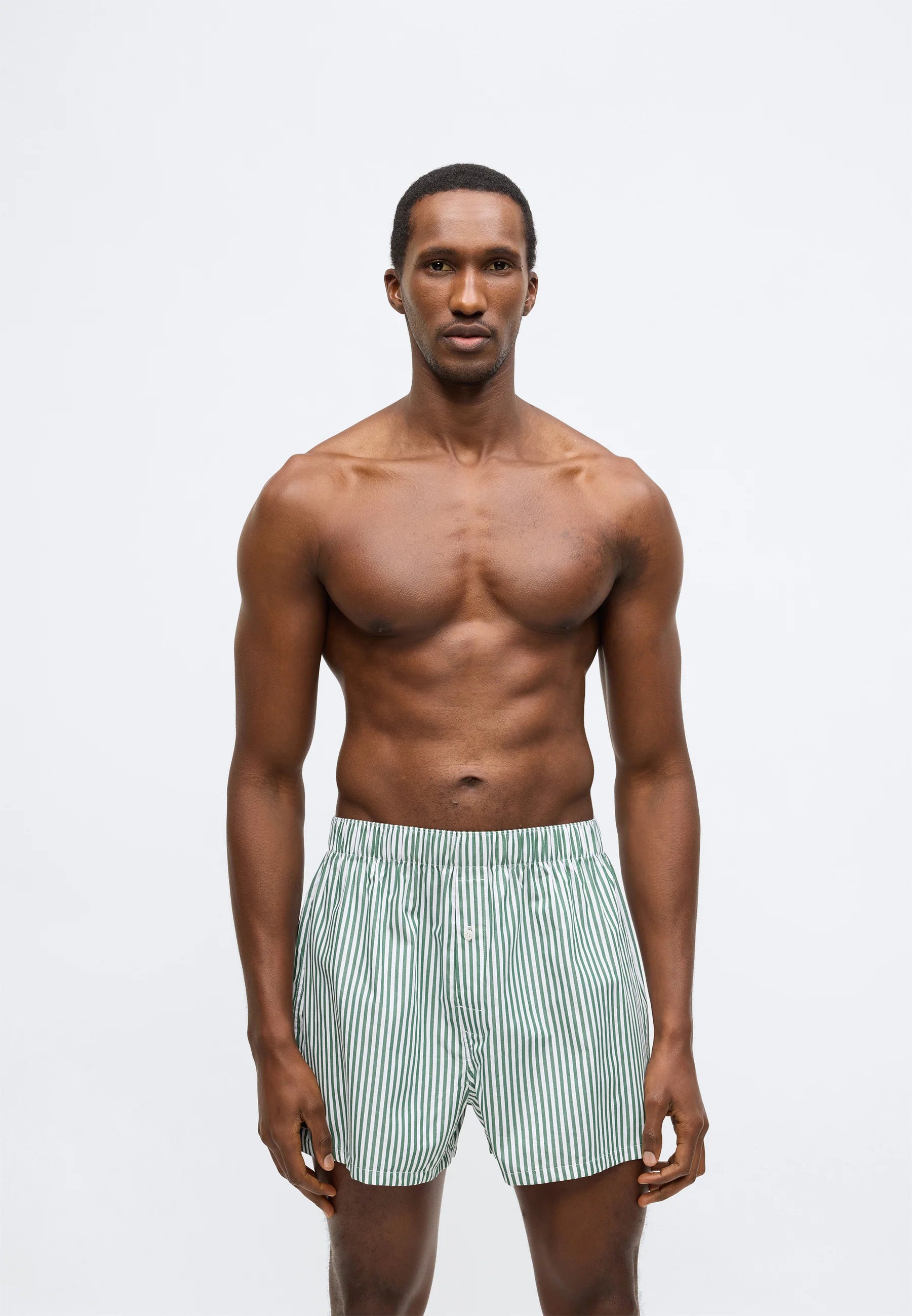 Lacoste Loose Cotton Boxer Shorts 2 Pack – Green, White, Sinople