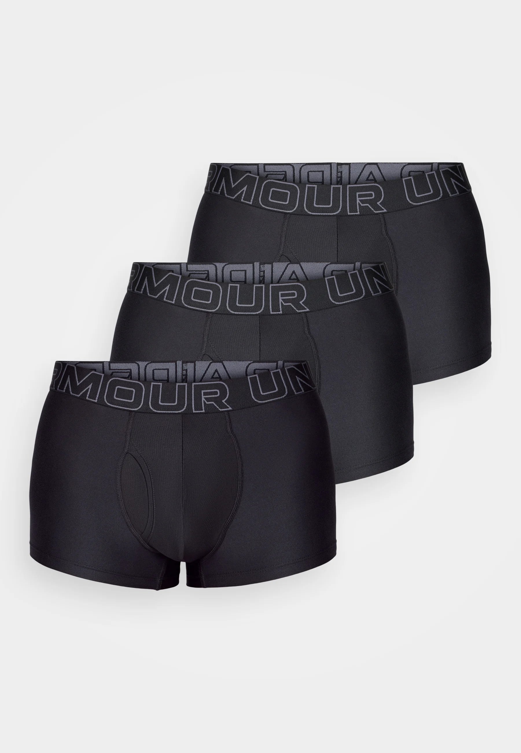 Under Armour Performance Tech Trunks – 3er-Pack – Schwarz