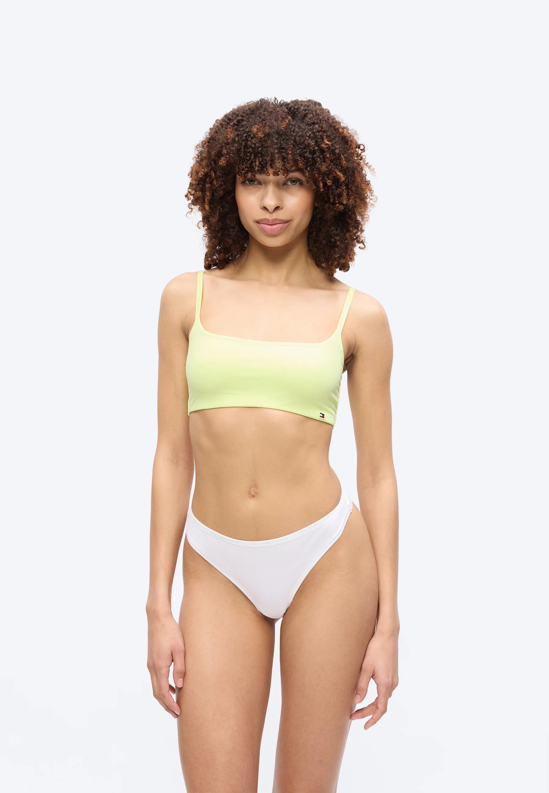 Tommy Hilfiger Essentials Scoop Neck Bralette – Faded Fluorescent