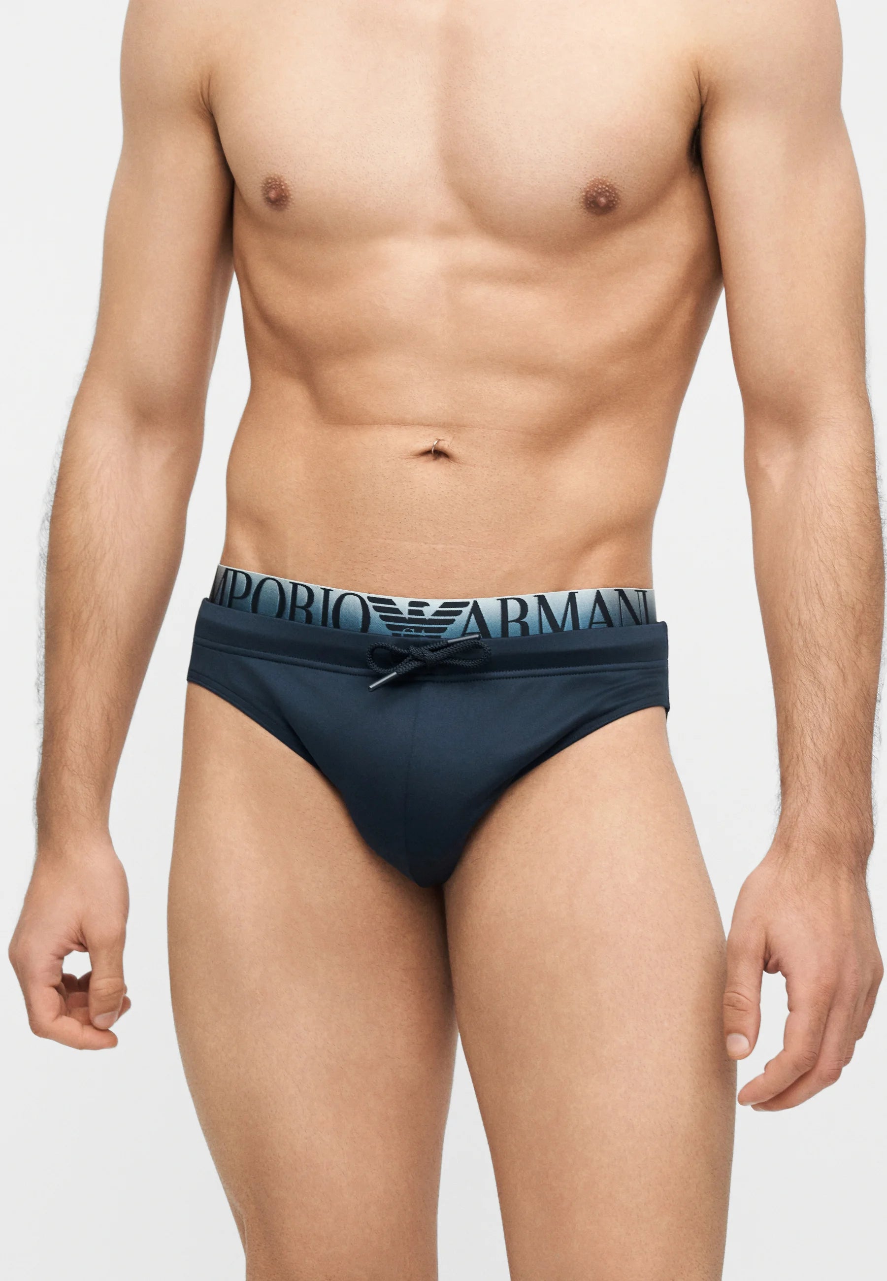 Emporio Armani EA7 Logoband Swimming Briefs – Blue