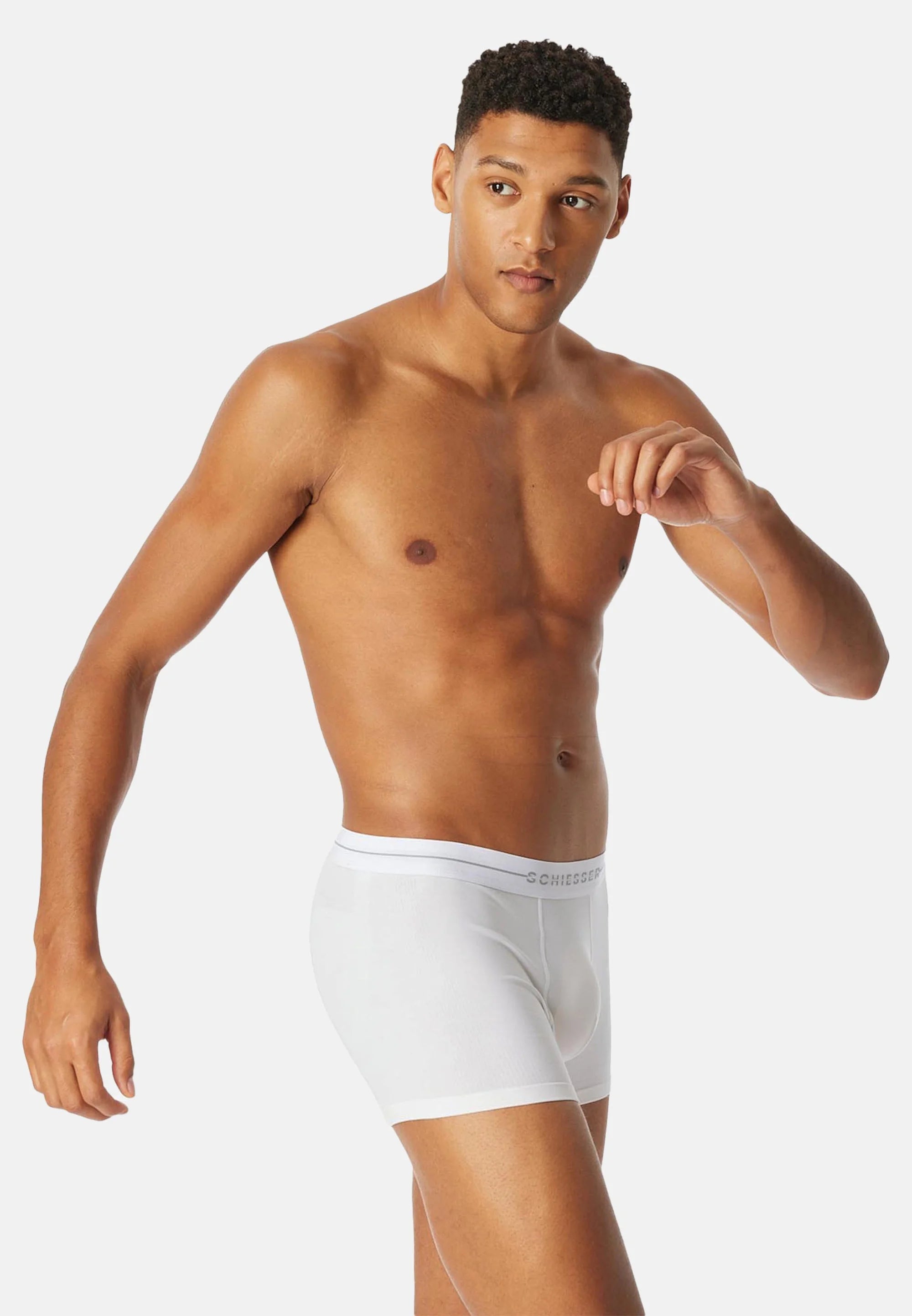 Schiesser Flex Trunks 6 Pack – White
