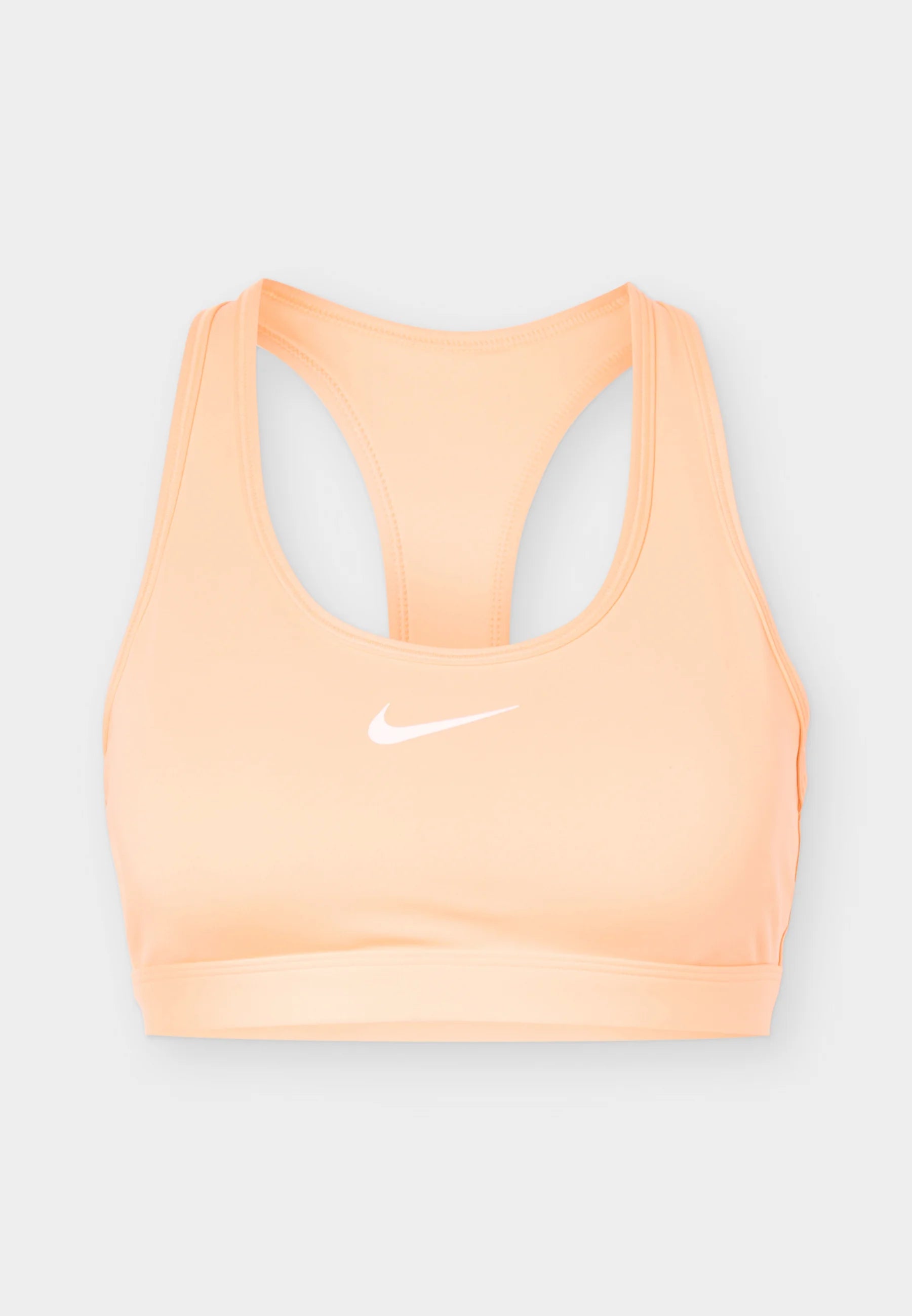 Sportovní podprsenka Nike Medium Support – oranžová Pulse, bílá