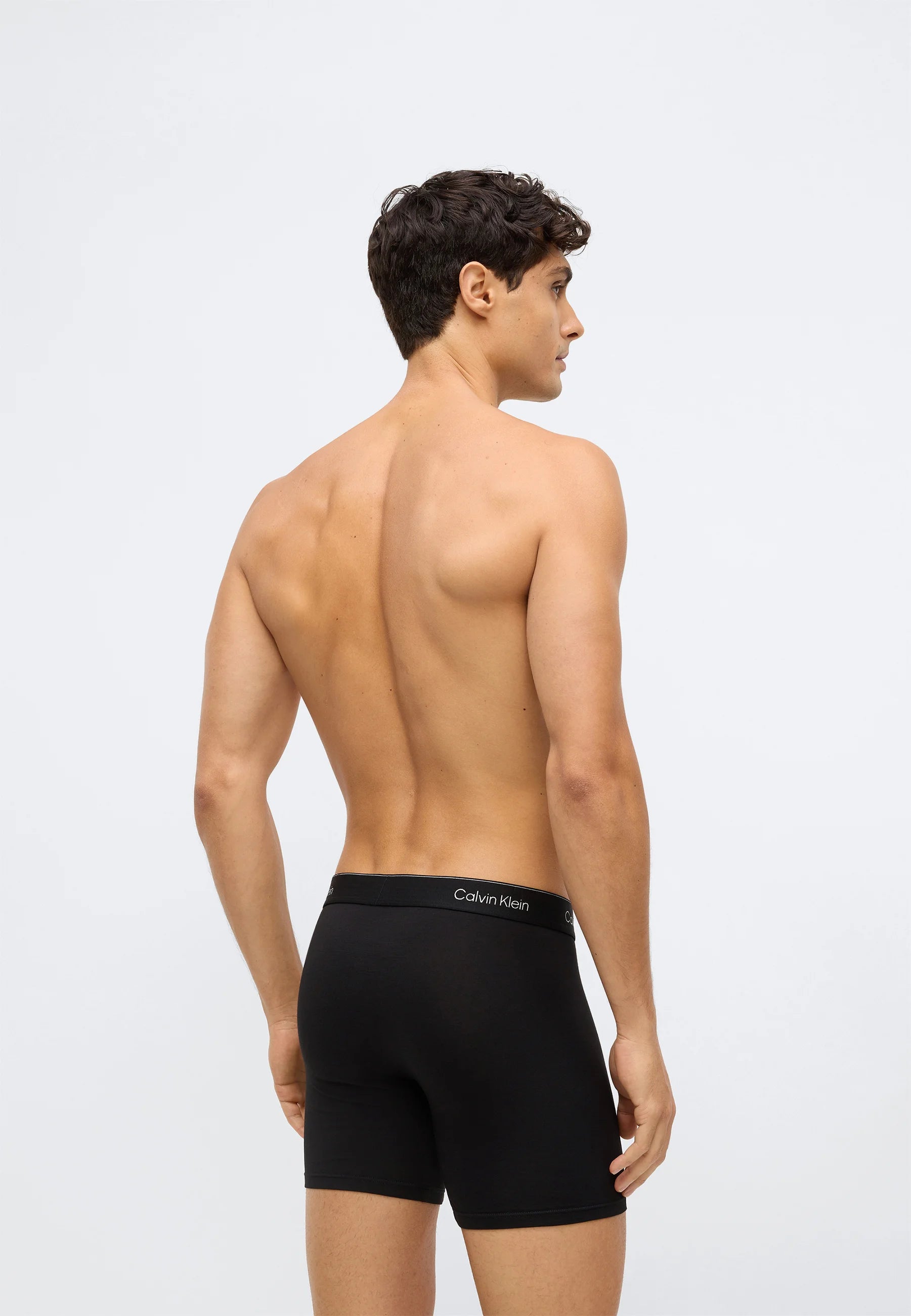 Calvin Klein Icon Cotton Stretch Slips – 3er-Pack – Schwarz
