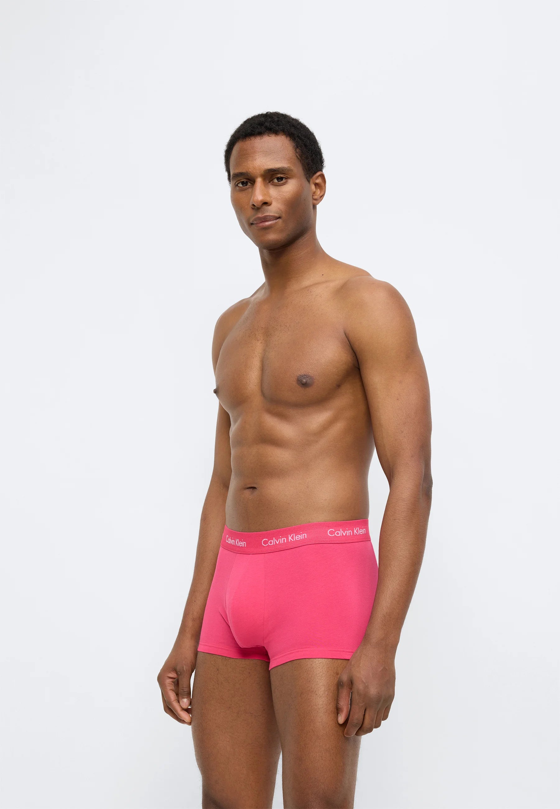 Calvin Klein Cotton Stretch Trunks – 3er-Pack – Blue Shadow, Innuendo, Grey Heather