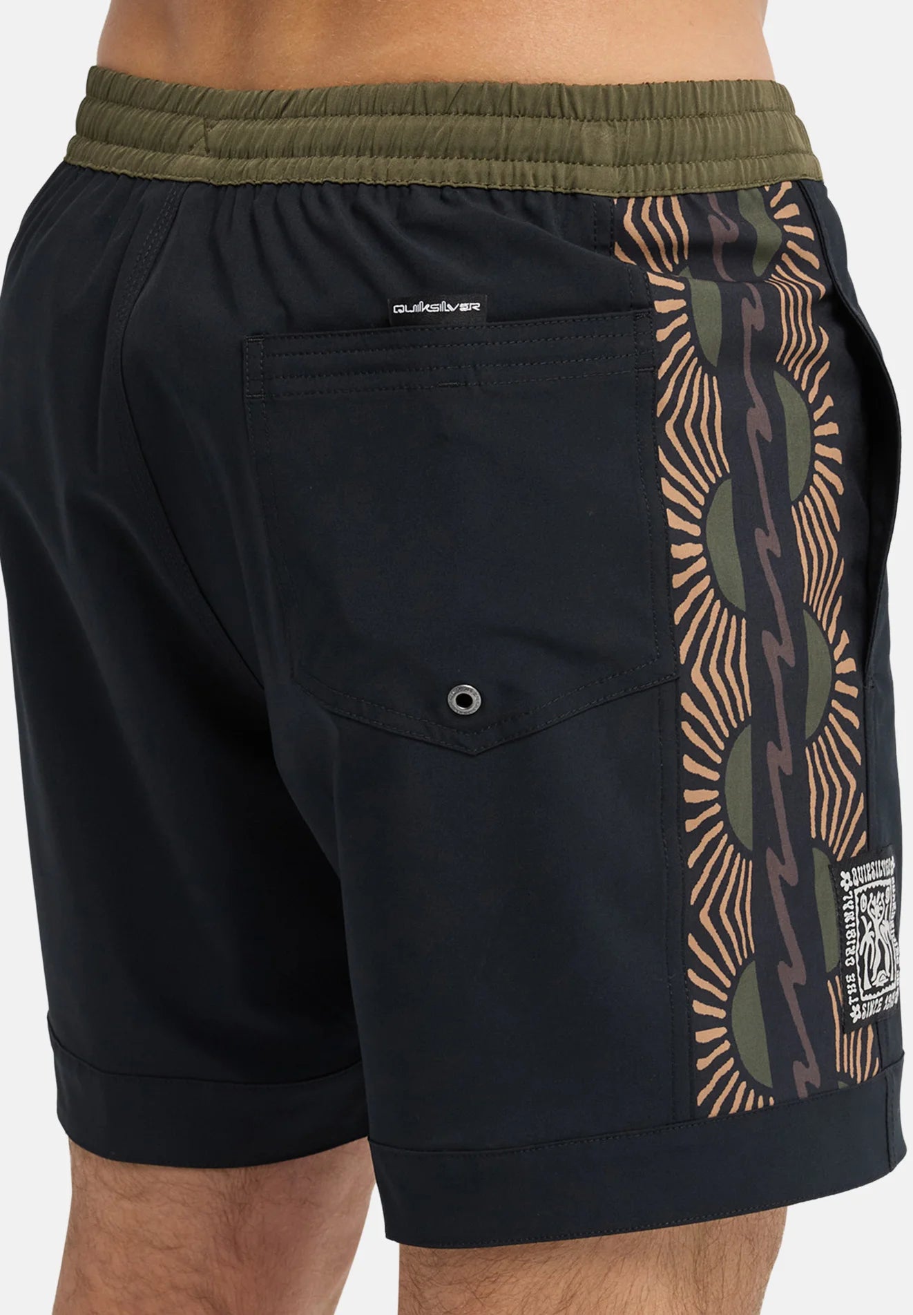 Short de bain Quiksilver Surfsilk Volley 17 – Noir