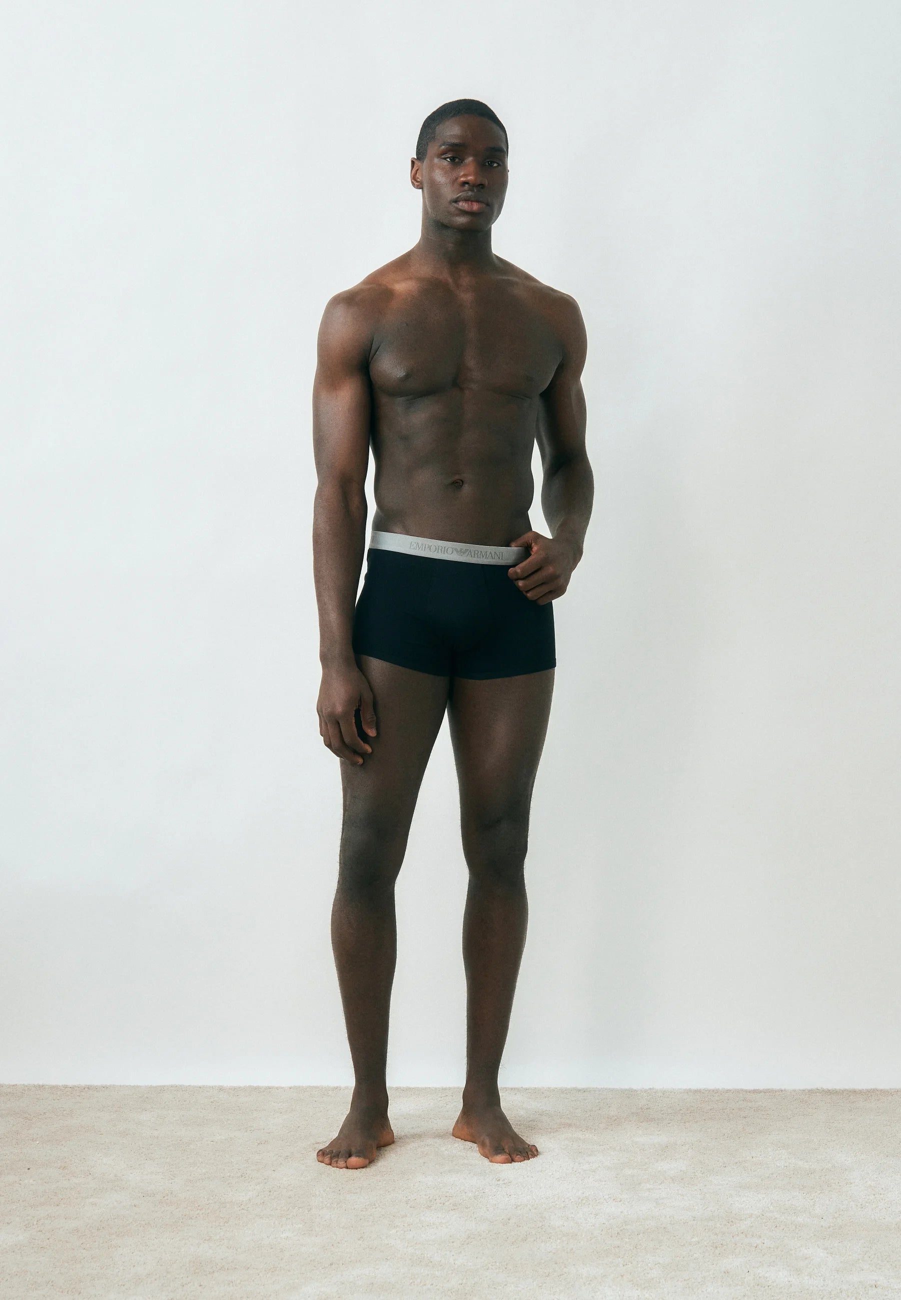 Lot de 3 boxers Emporio Armani PURE – Noir, Gris