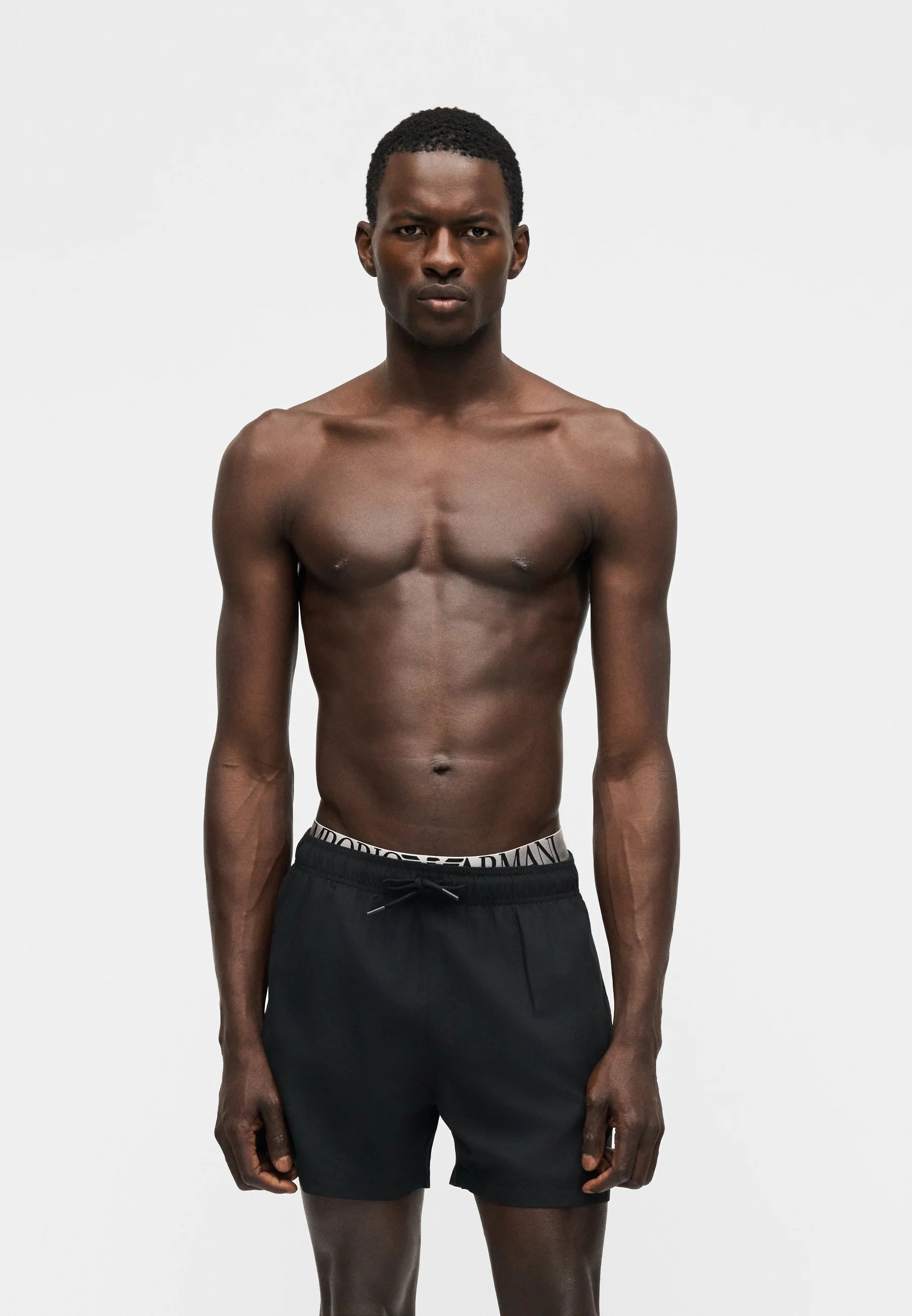 Emporio Armani EA7 Logoband Swimming Shorts – Black