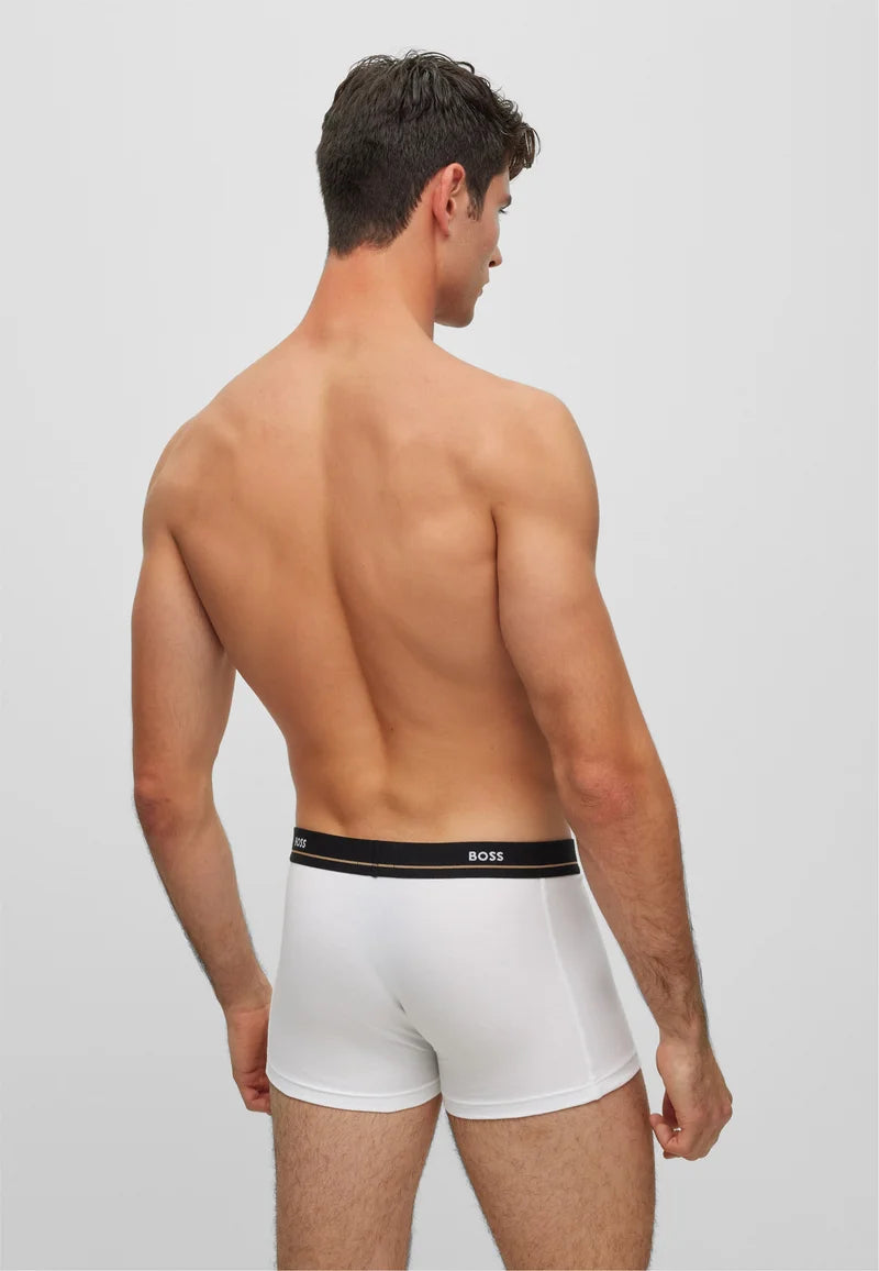 BOSS Trunk Essential 5 Pack – Boxers – Ouvert Bleu