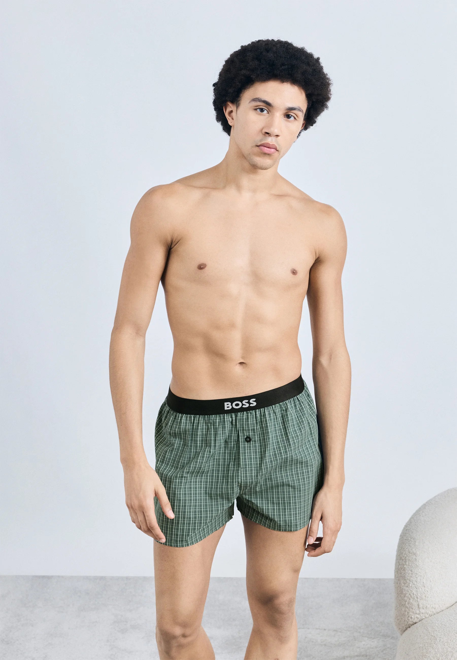 BOSS 2er-Pack Boxershorts – Dunkelgrün
