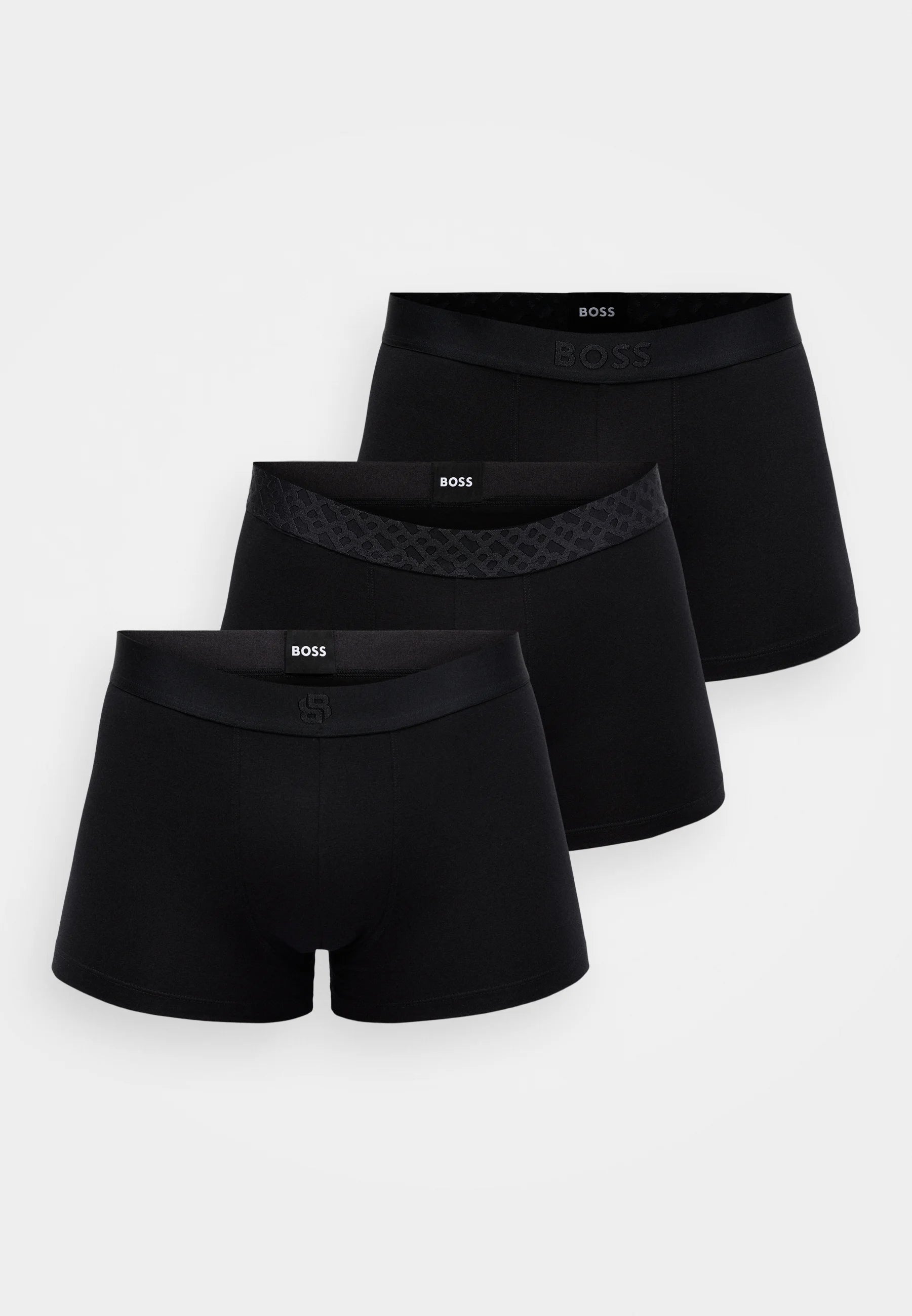BOSS Trunk Logo Trio 3 Pack – Caleçons – Noir
