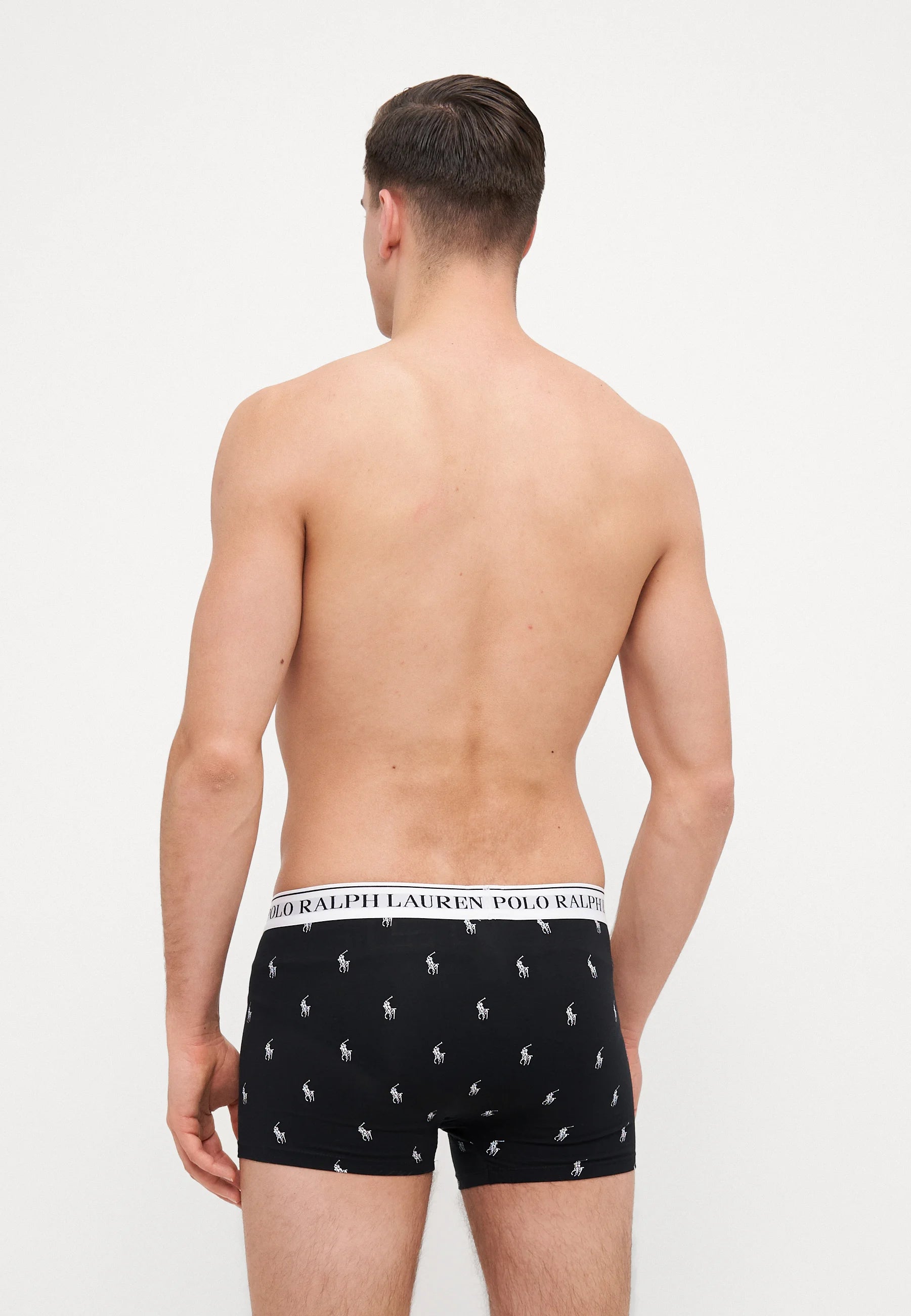 Polo Ralph Lauren Bavlněné Stretch Trunks – 5 Pack – černá, šedá, bílá