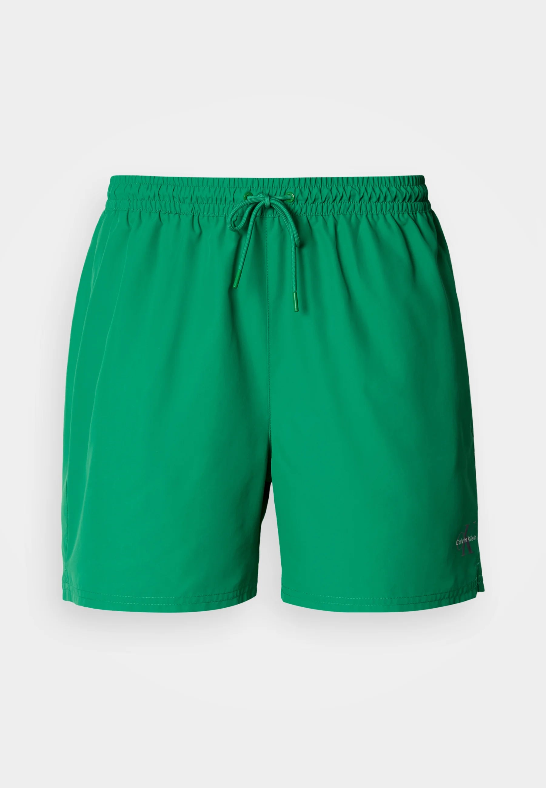 Spodenki kąpielowe Calvin Klein z monogramem – zieleń Mardi Gras